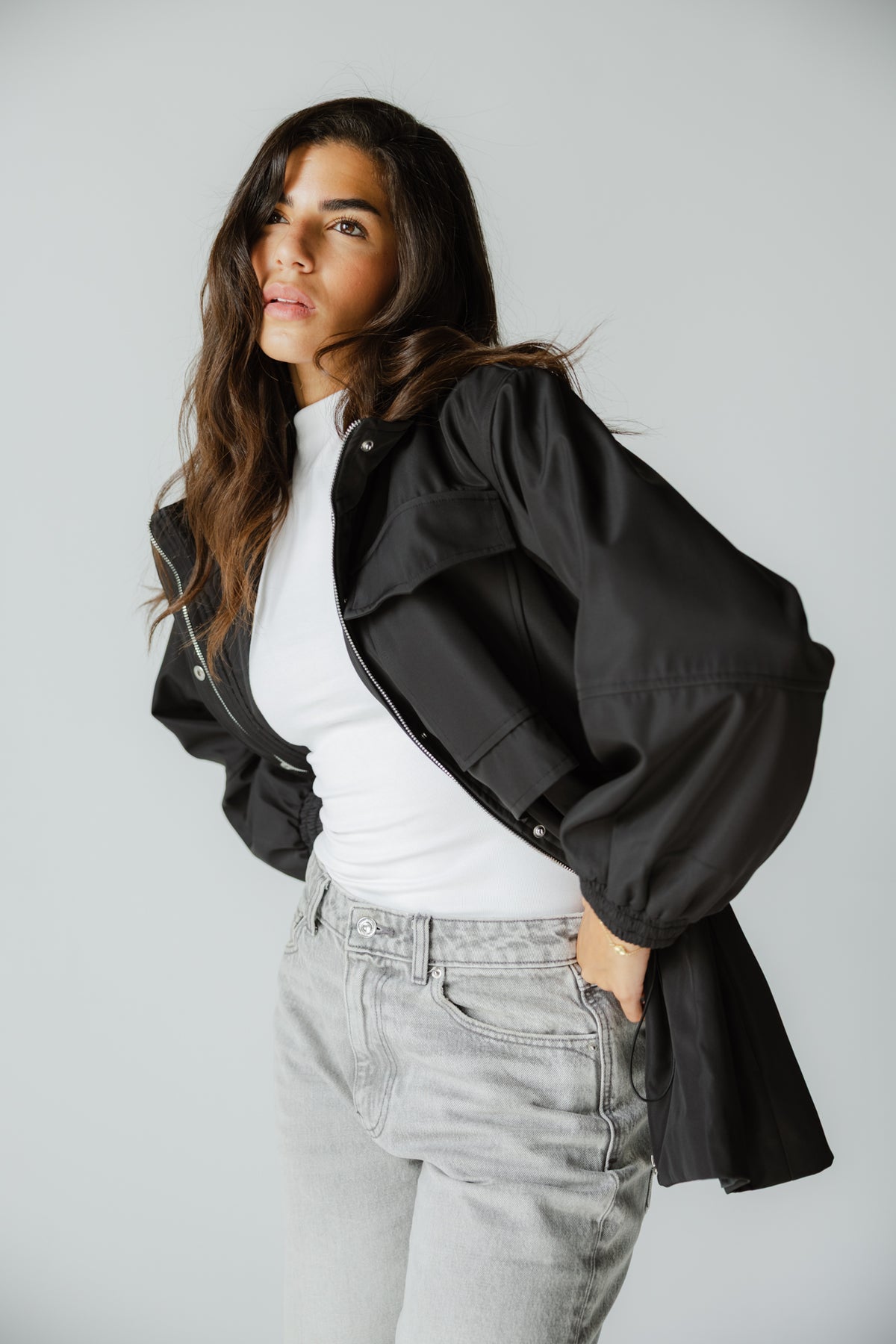The Field Jacket in Noir