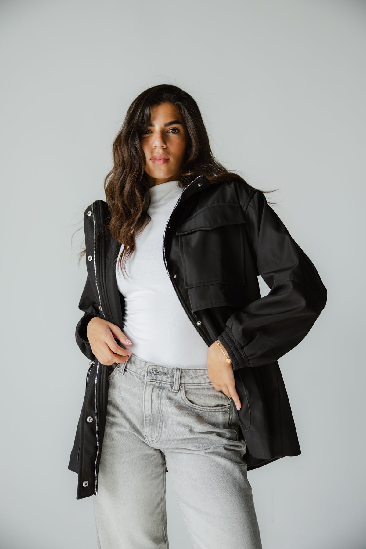 The Field Jacket in Noir