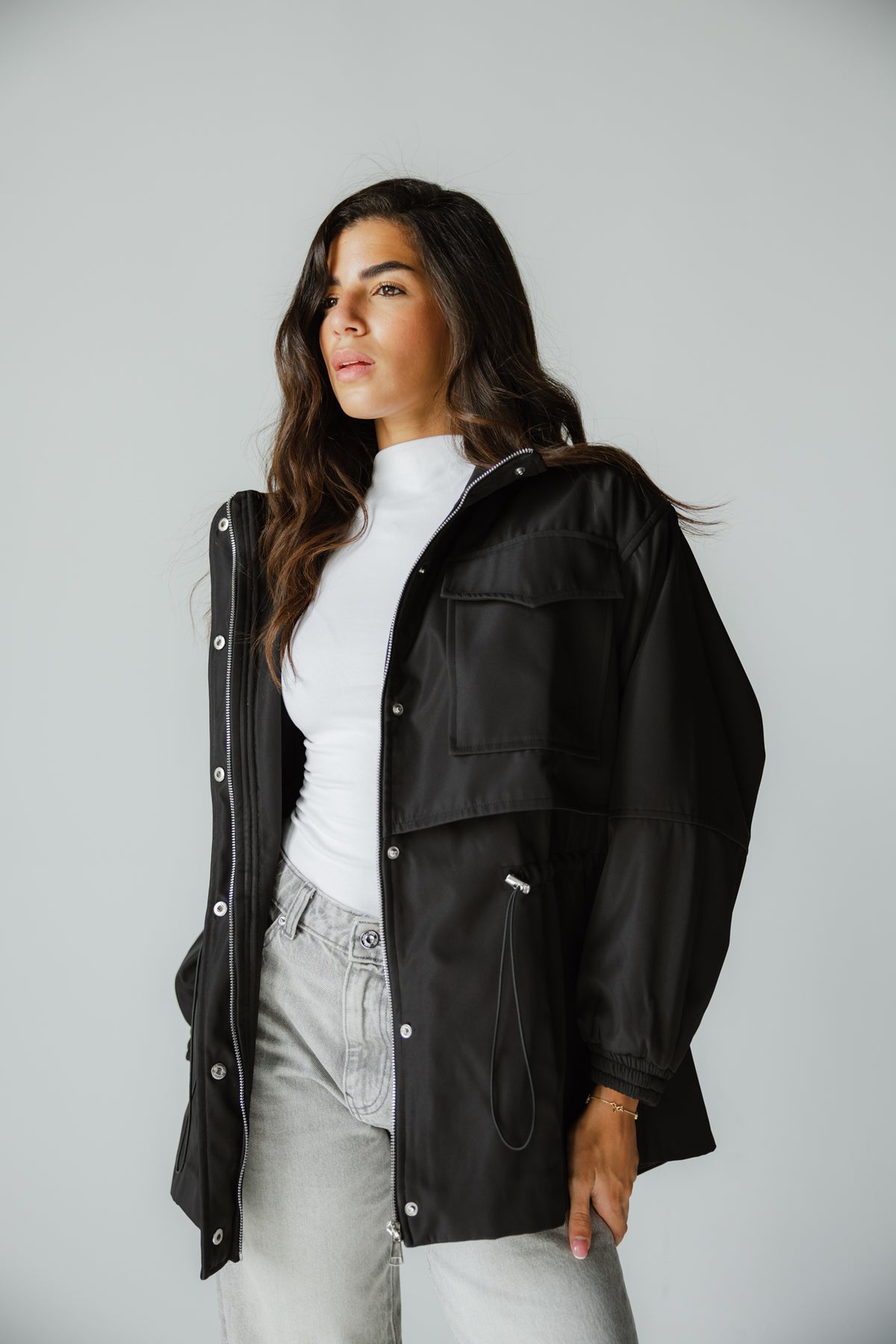 The Field Jacket in Noir