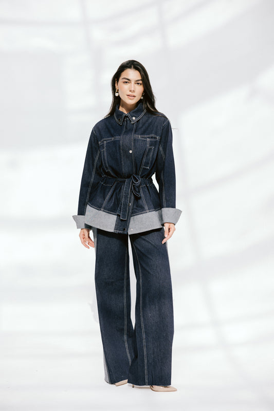 The Tow-Tone Denim Set