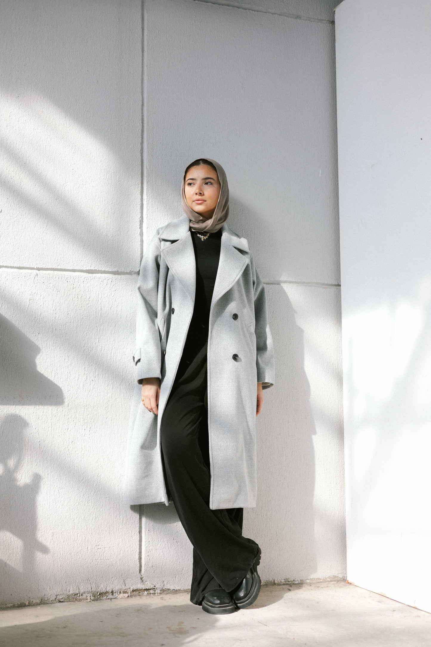 Luna Coat in Gray