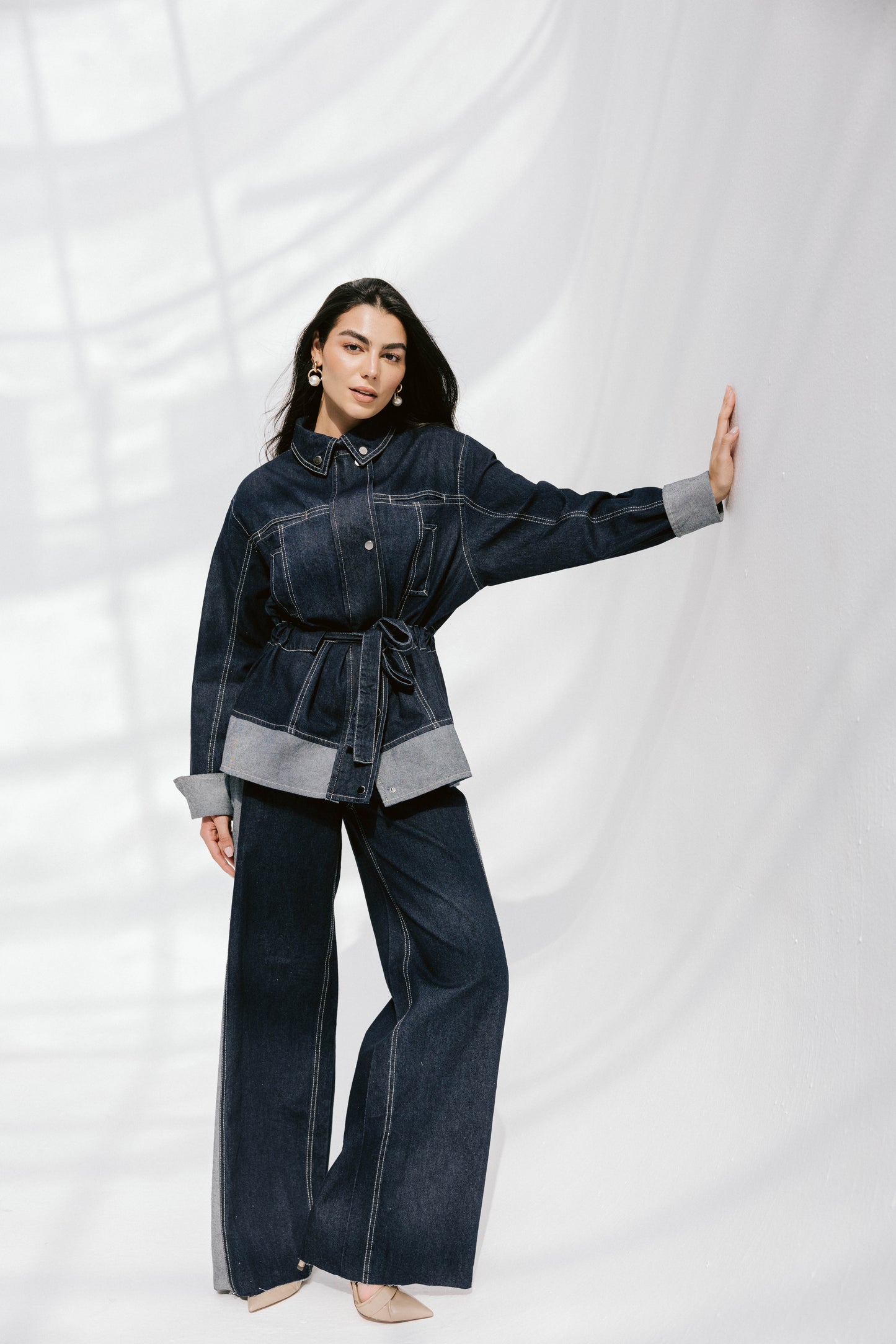 The Tow-Tone Denim Set
