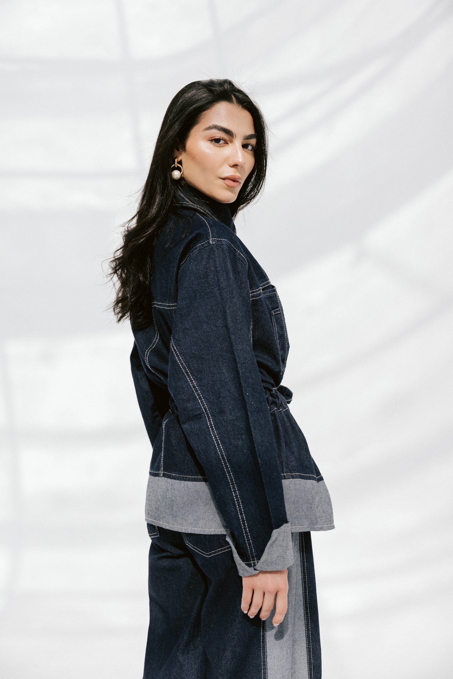 The Tow-Tone Denim Set