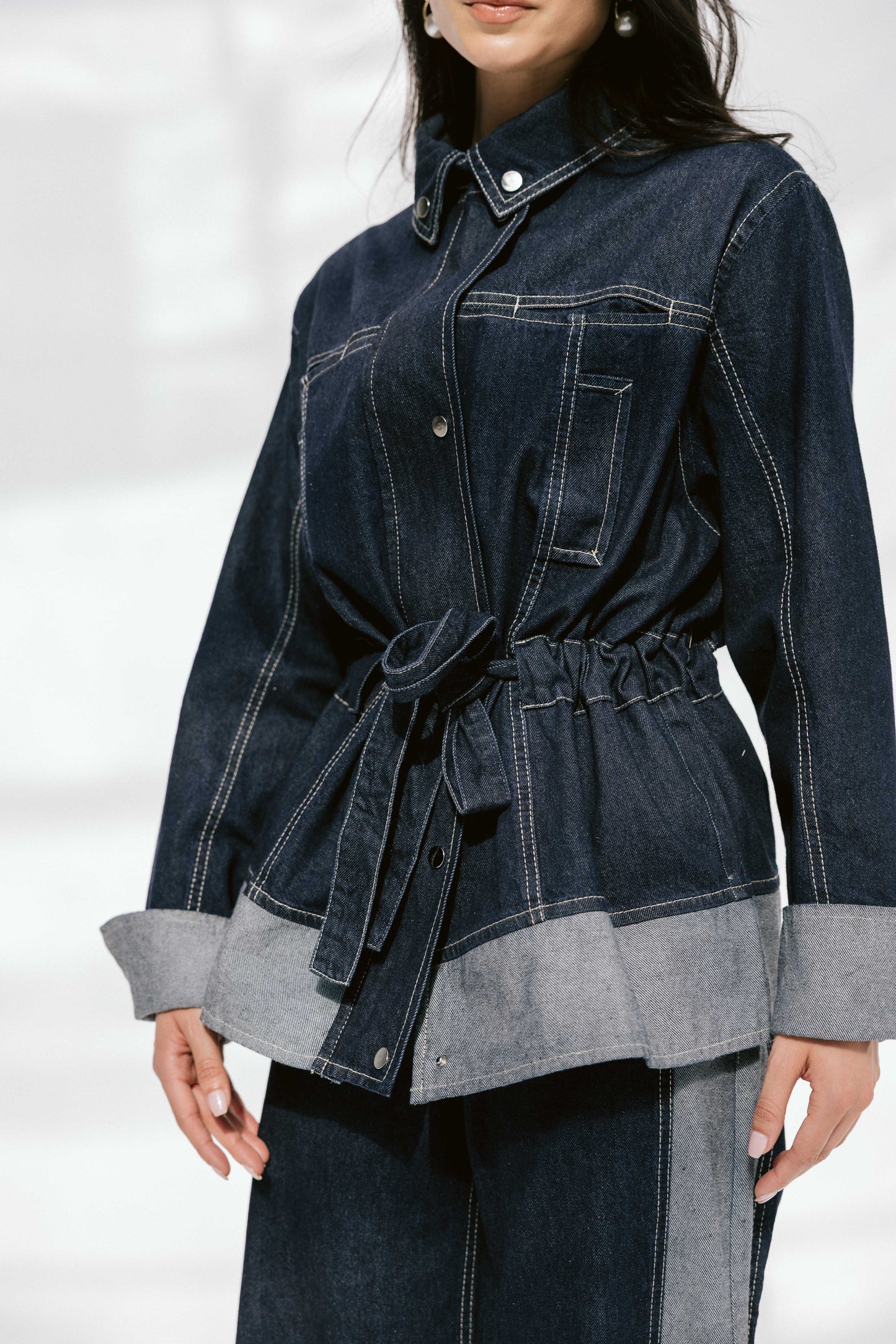 The Tow-Tone Denim Set