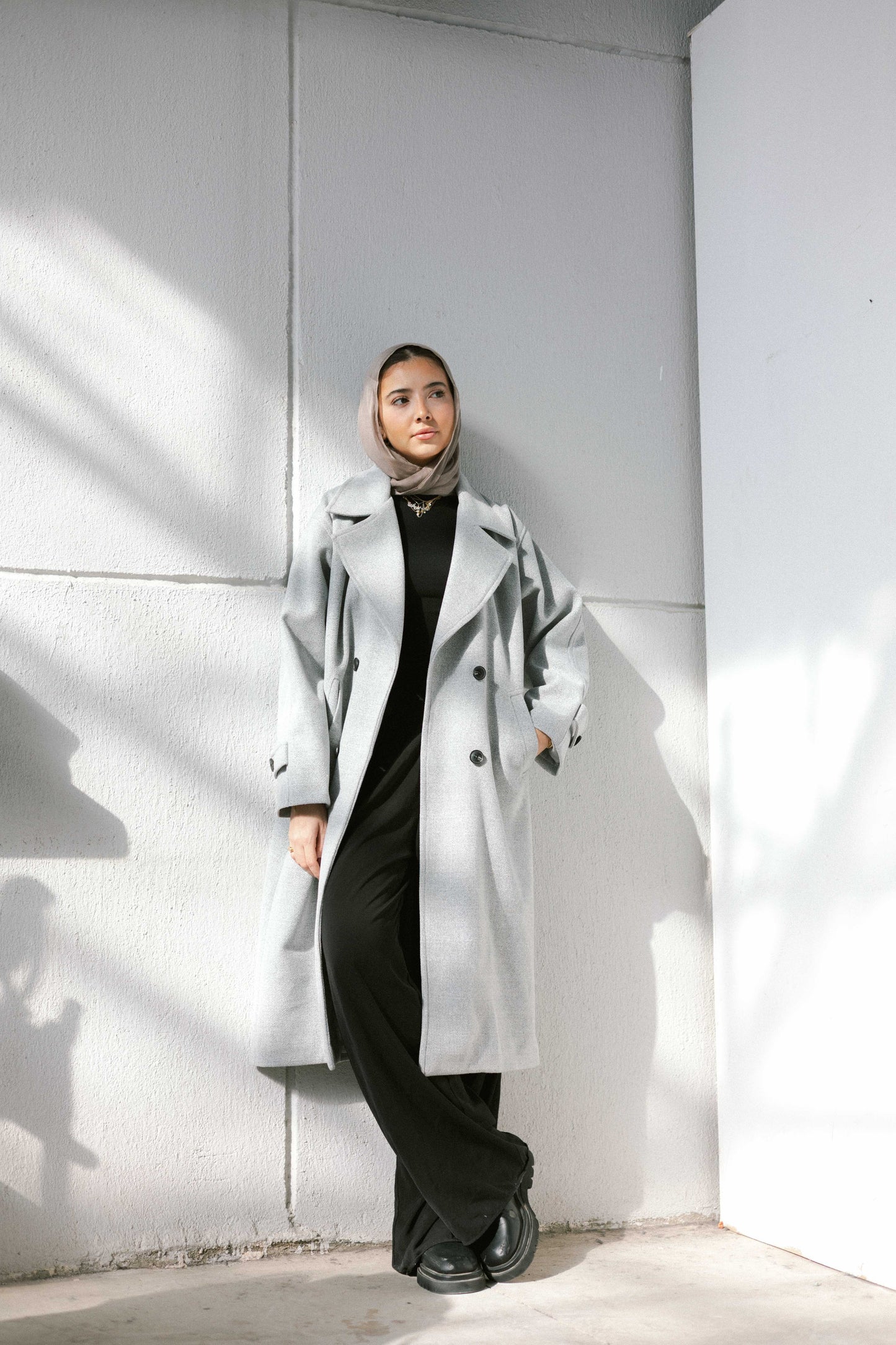 Luna Coat in Gray