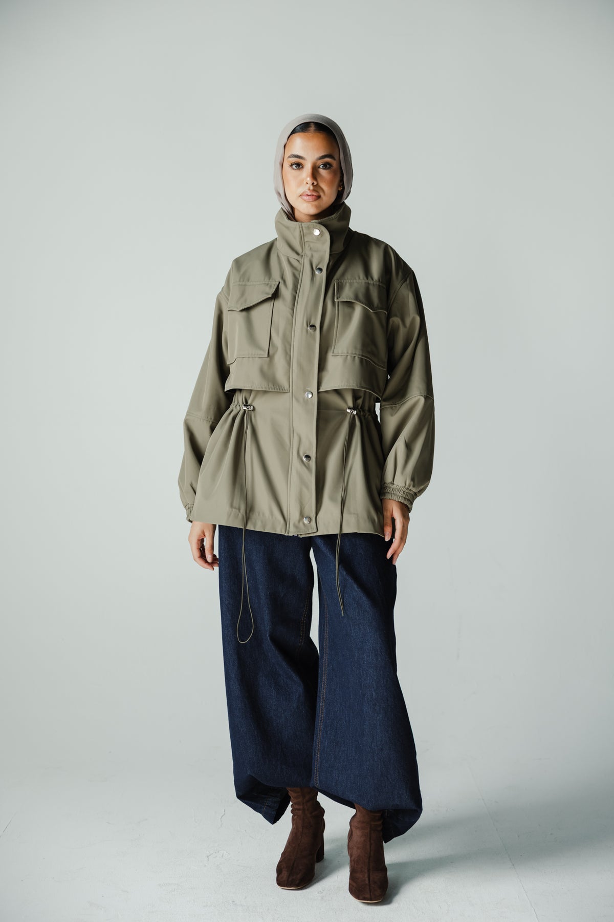 The Field Jacket in Olive Mist