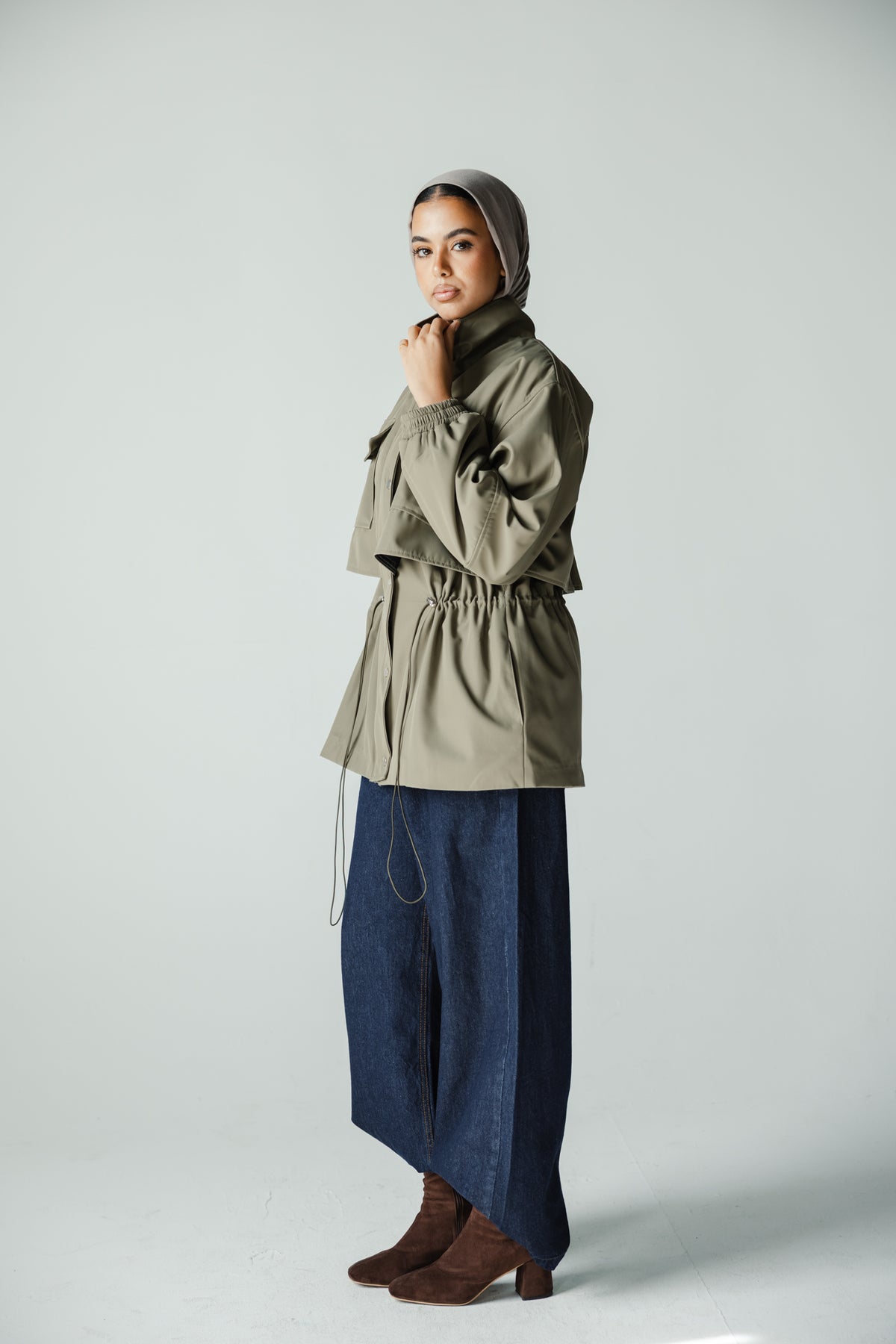 The Field Jacket in Olive Mist