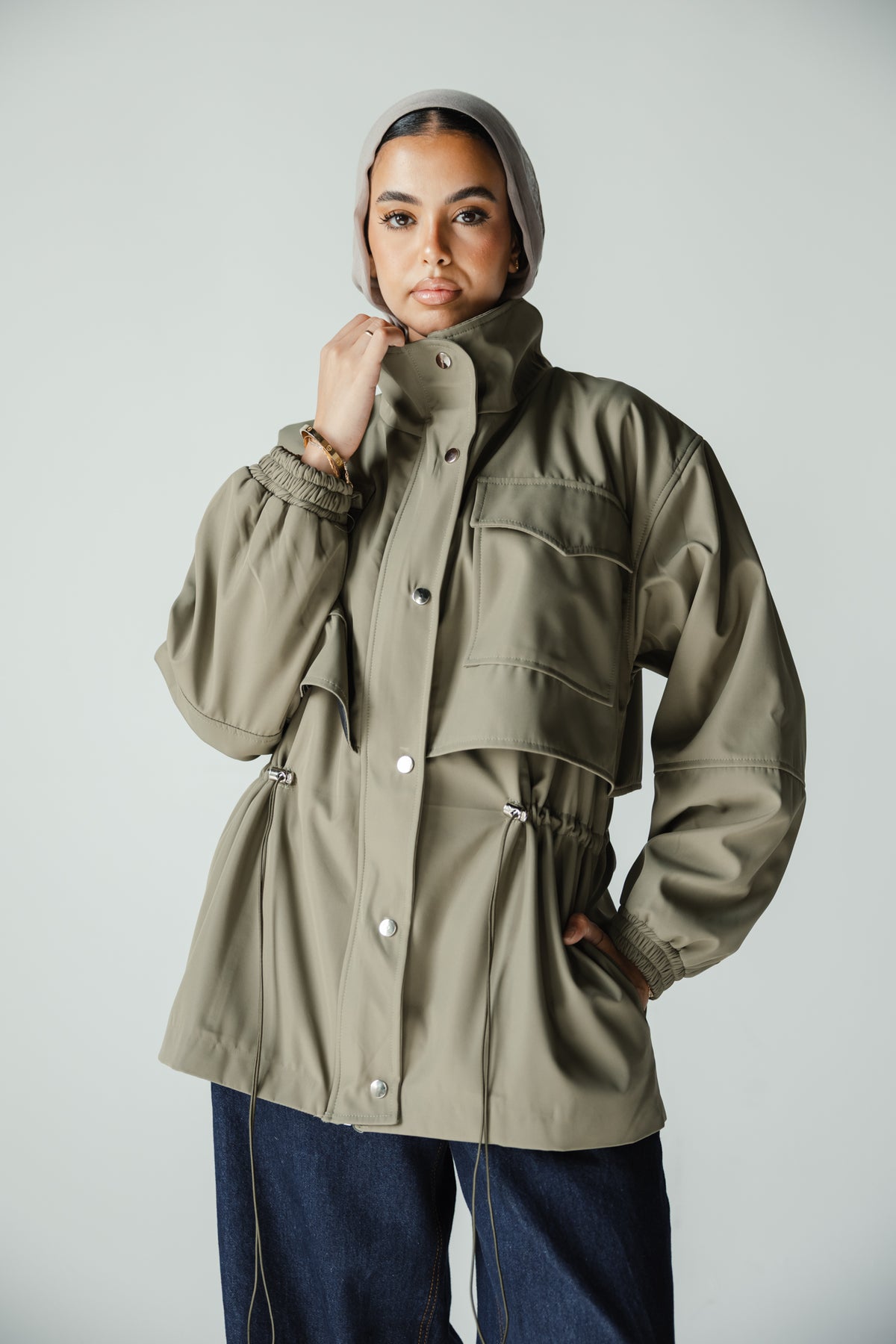 The Field Jacket in Olive Mist