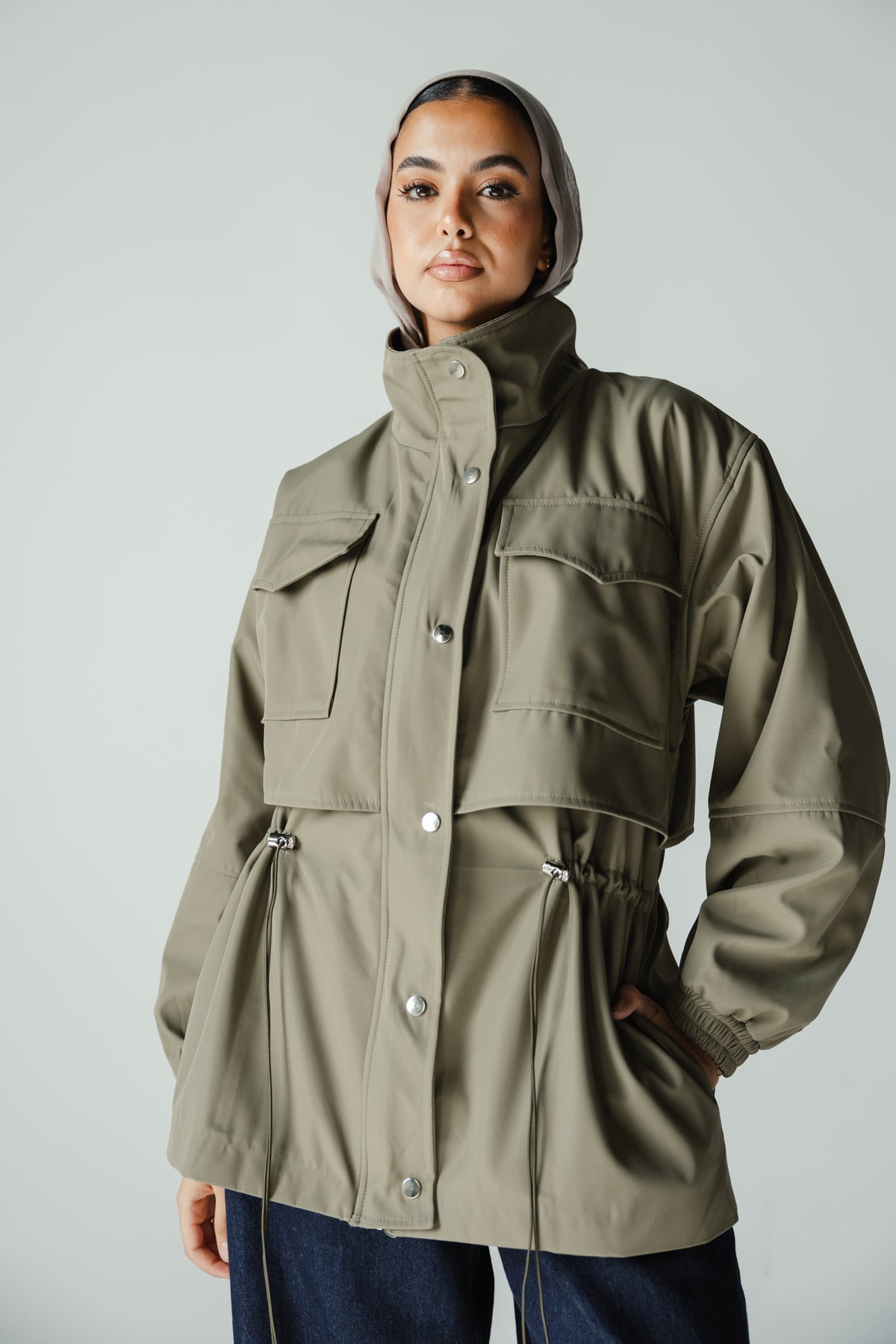 The Field Jacket in Olive Mist