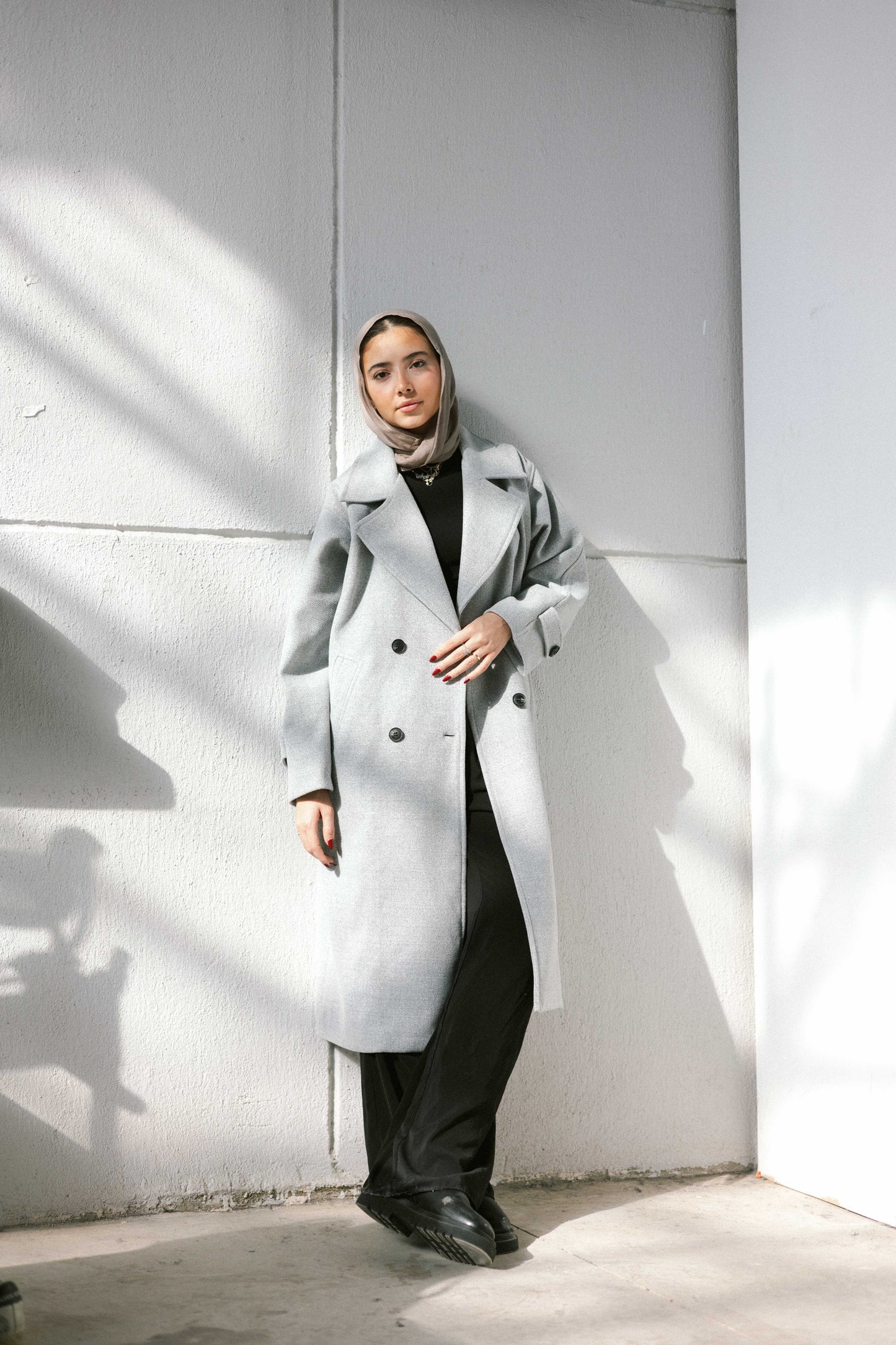 Luna Coat in Gray