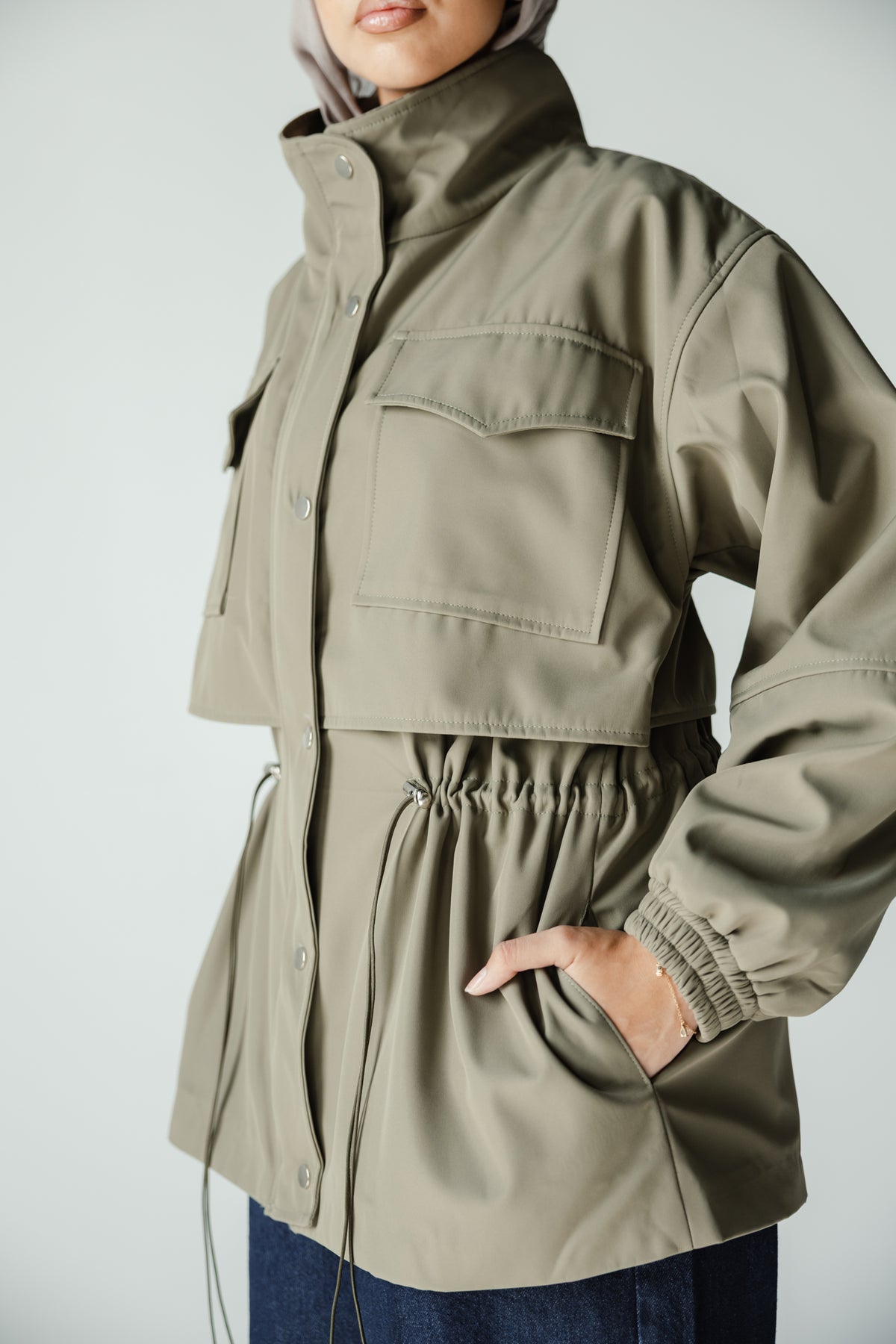 The Field Jacket in Olive Mist