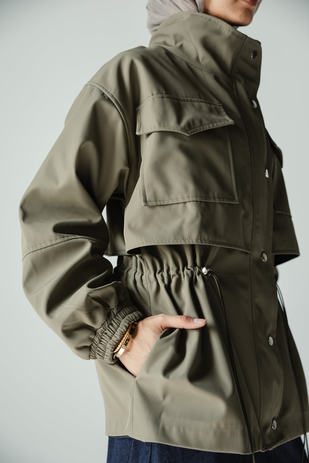 The Field Jacket in Olive Mist