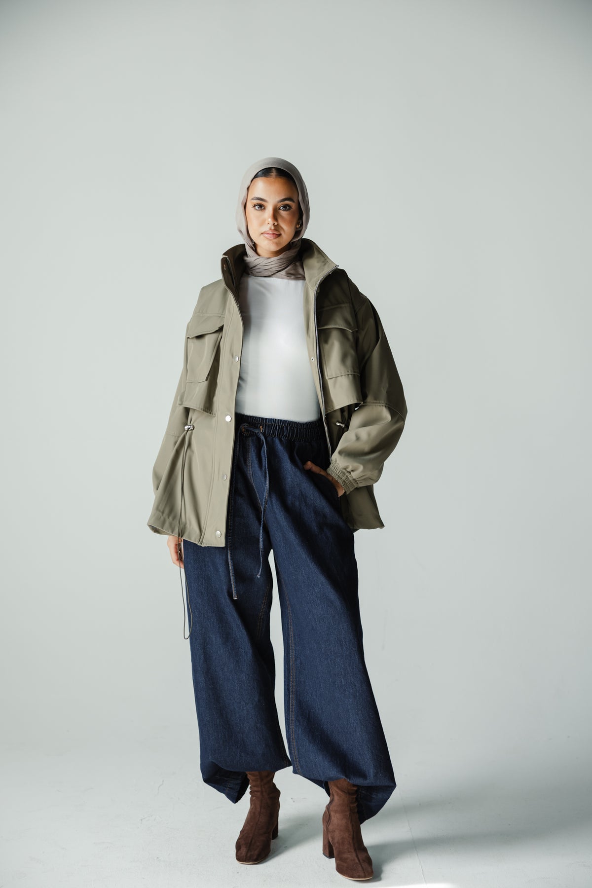 The Field Jacket in Olive Mist