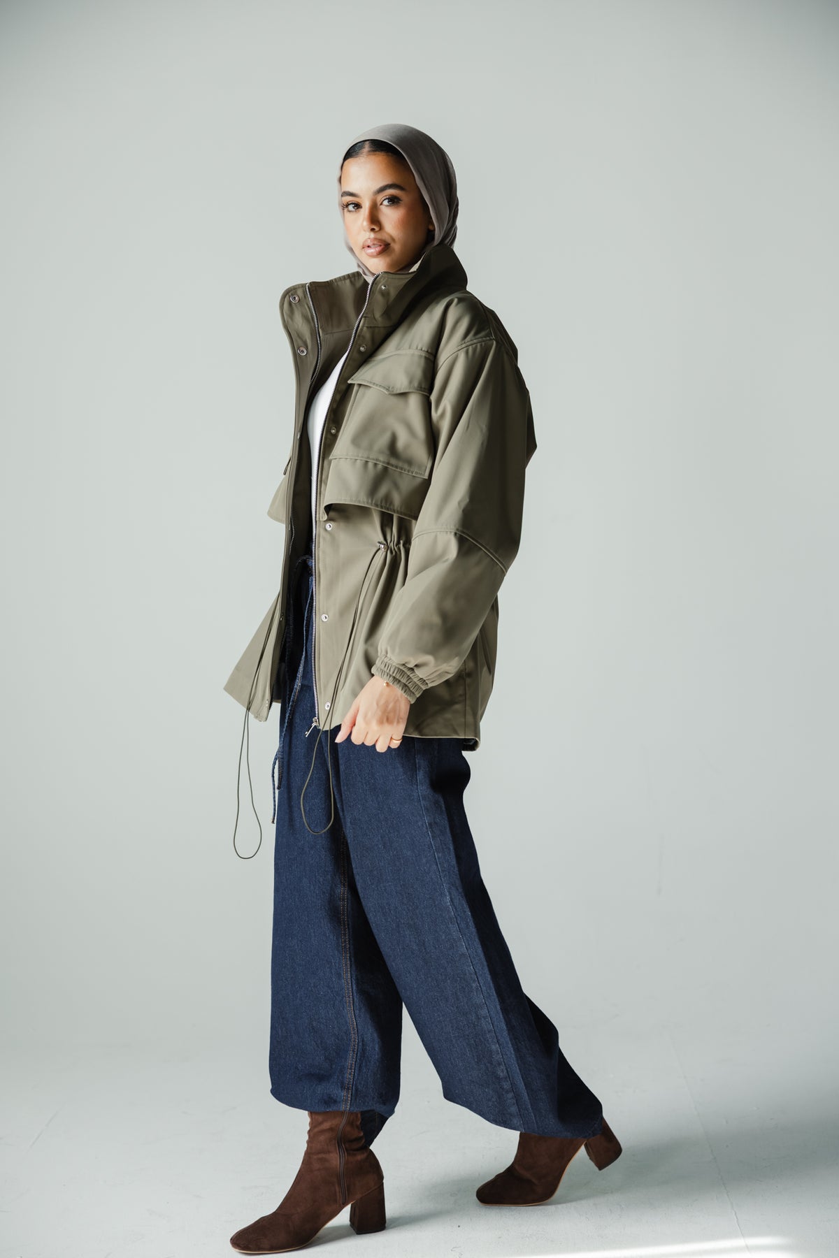 The Field Jacket in Olive Mist