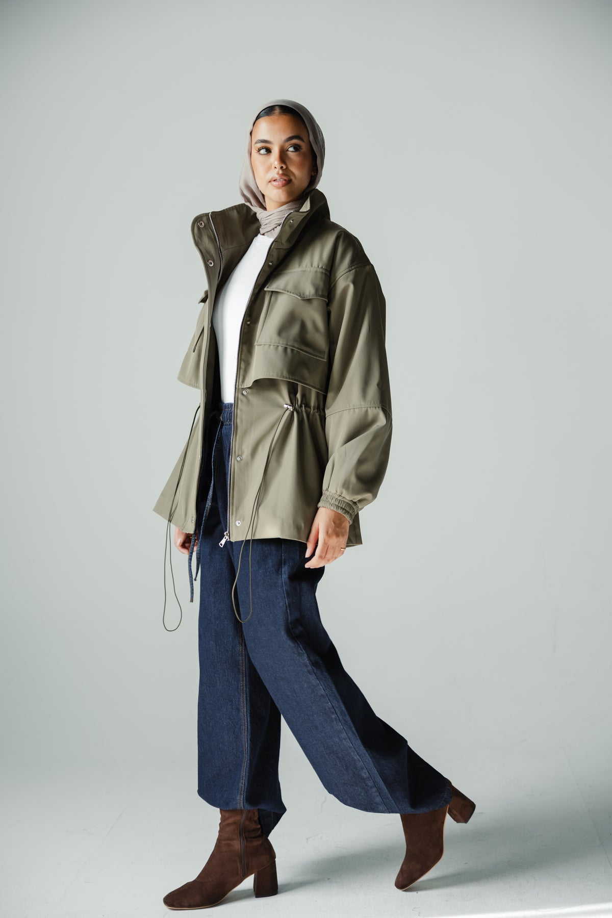 The Field Jacket in Olive Mist