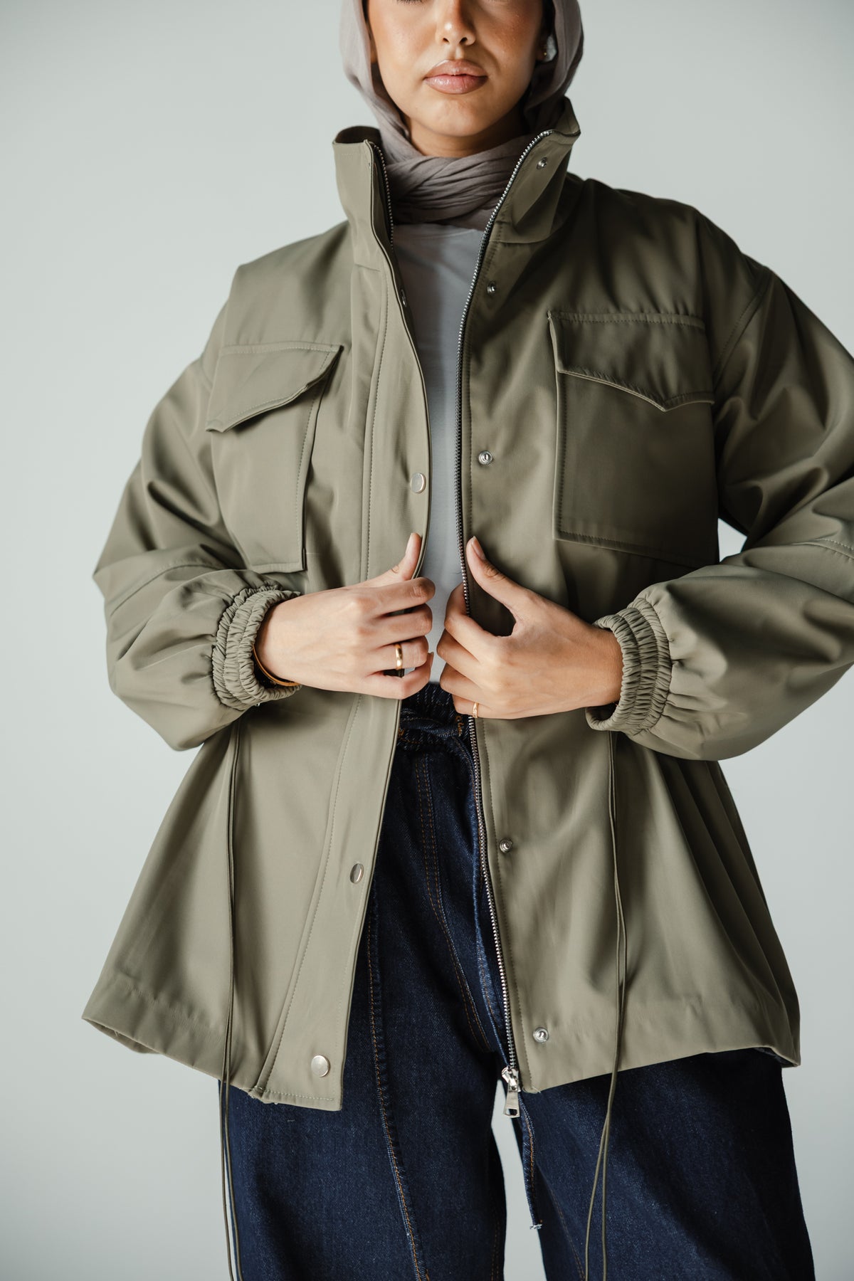 The Field Jacket in Olive Mist