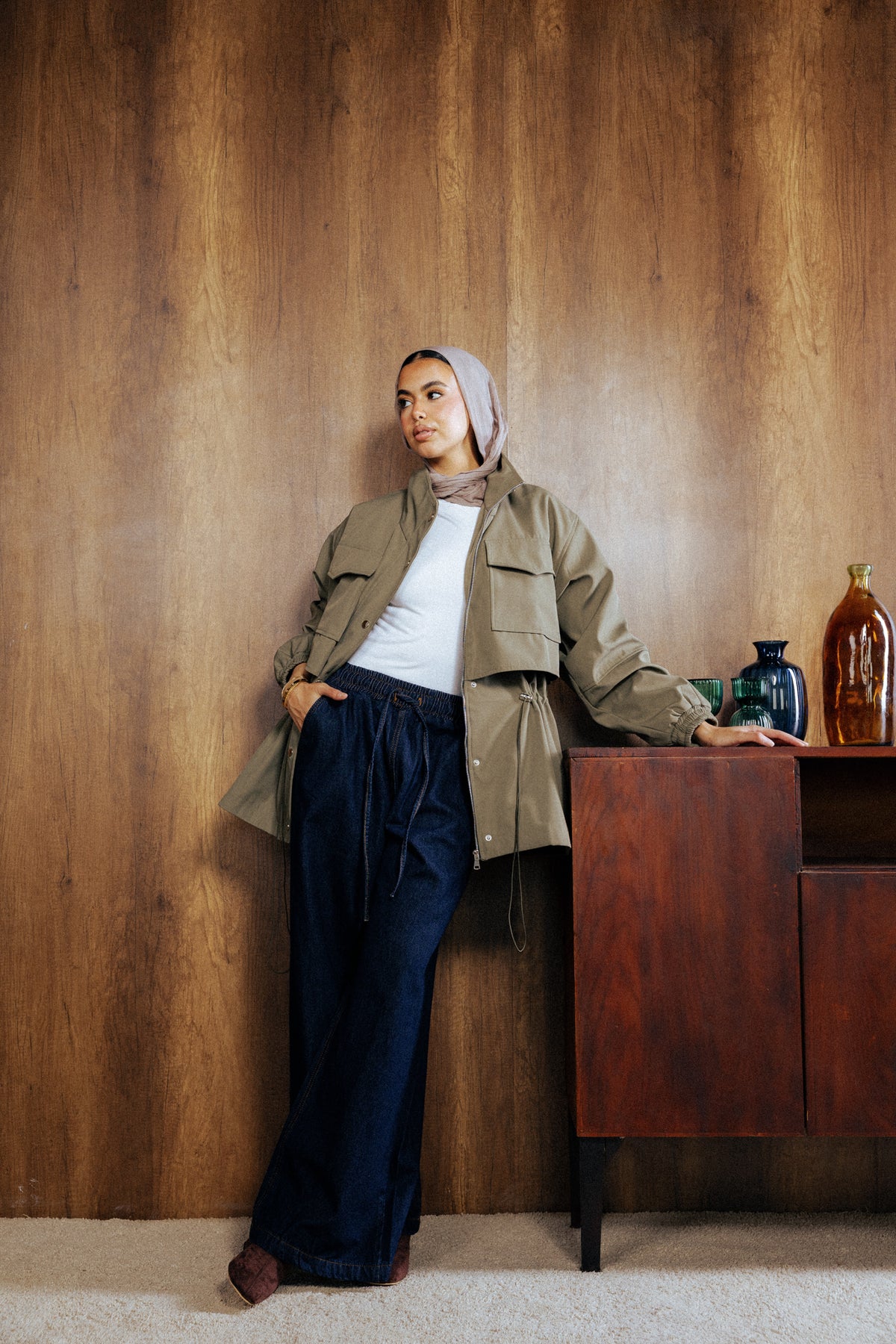 The Field Jacket in Olive Mist