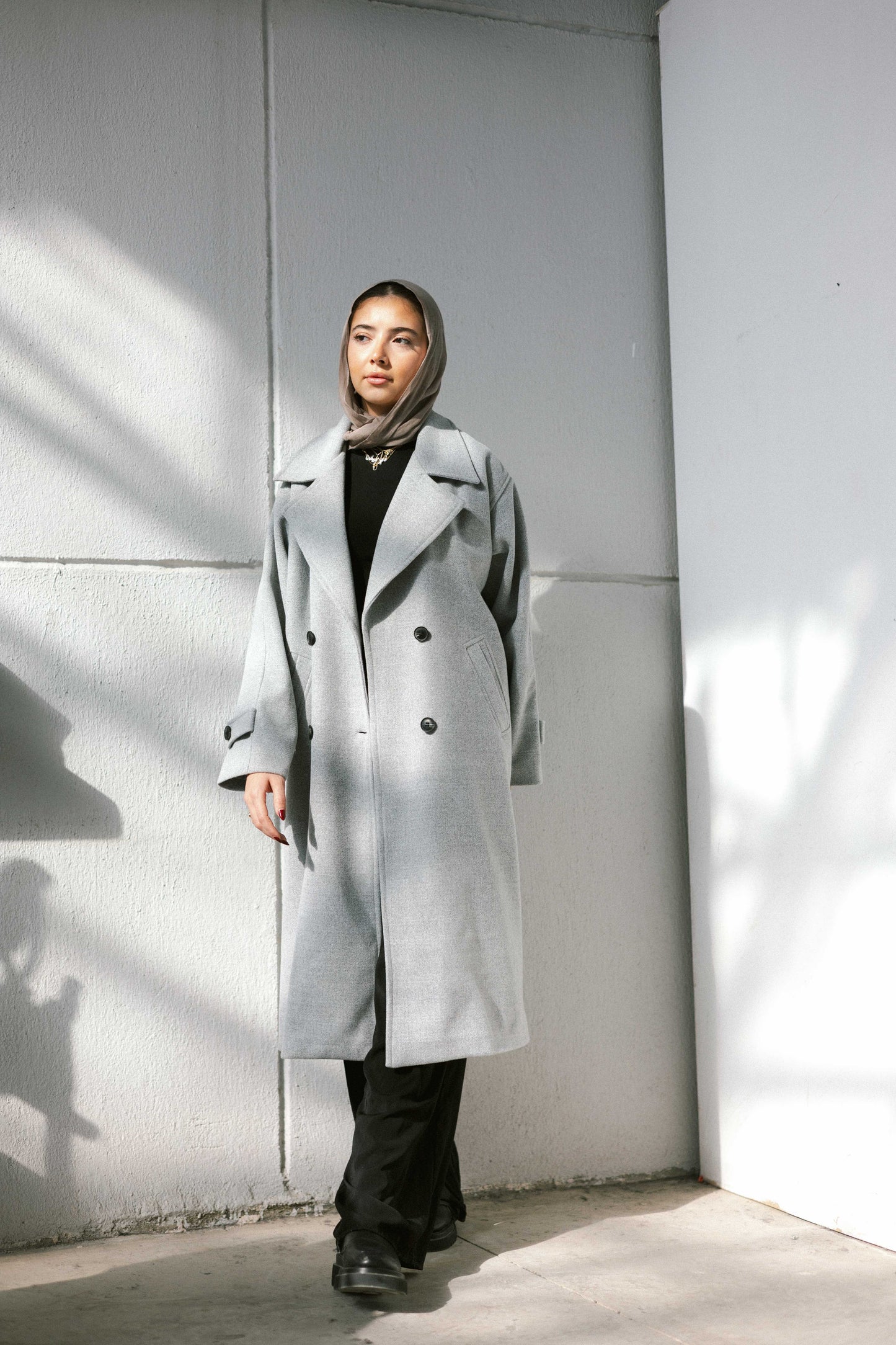 Luna Coat in Gray