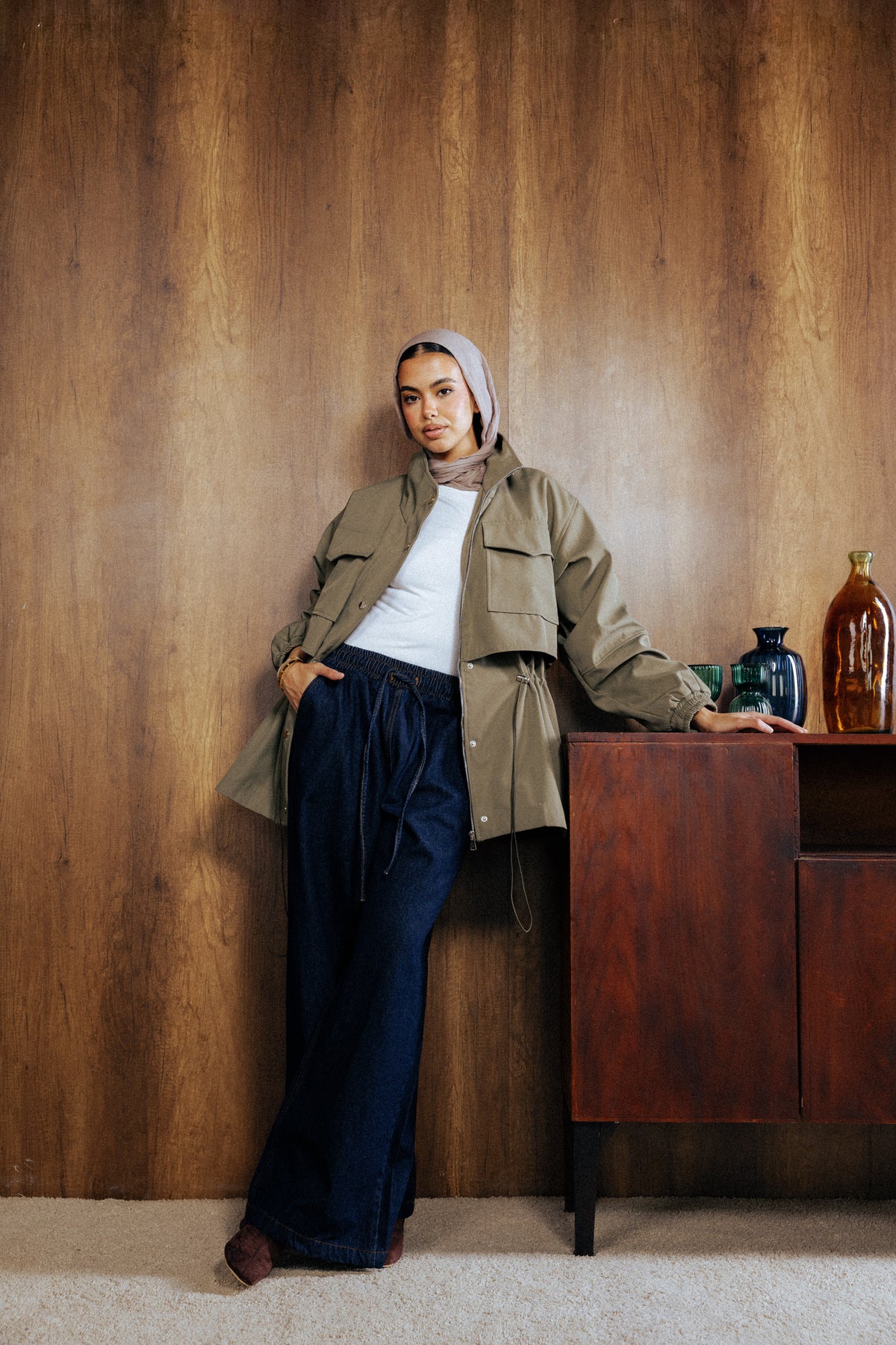 The Field Jacket in Olive Mist