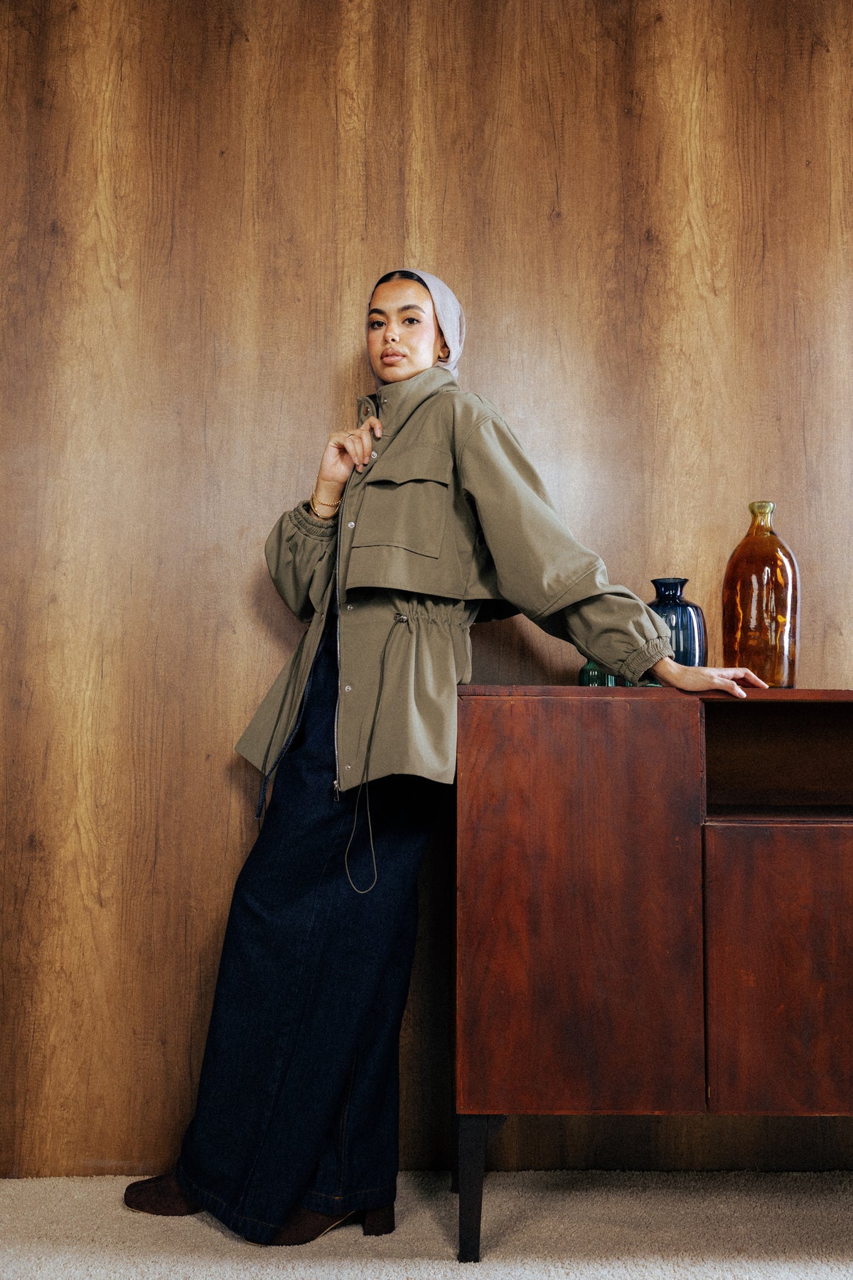 The Field Jacket in Olive Mist