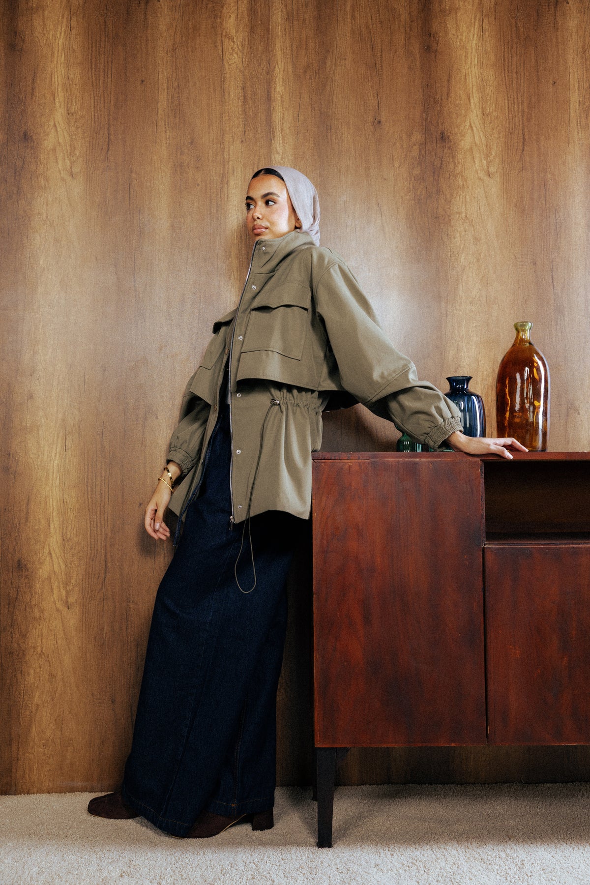 The Field Jacket in Olive Mist