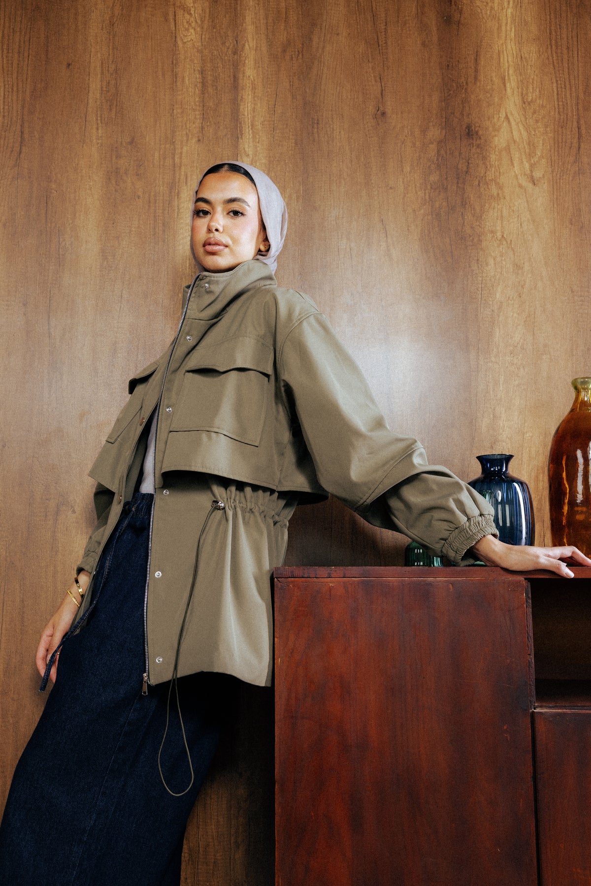 The Field Jacket in Olive Mist
