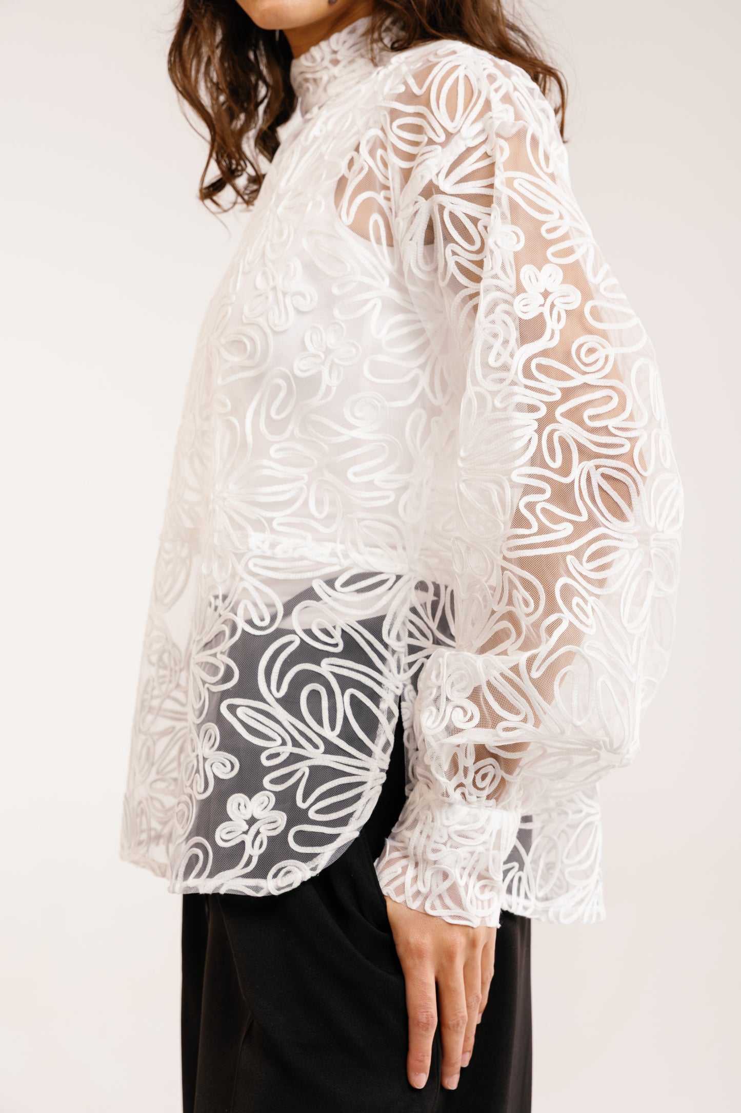 The Bloom Blouse in White