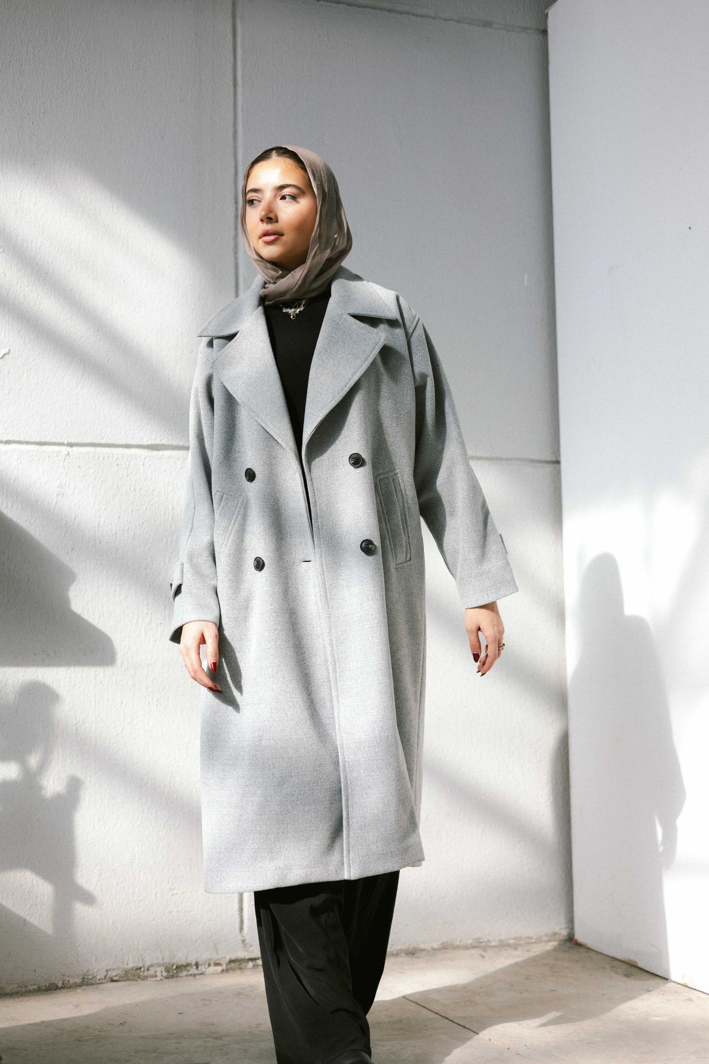 Luna Coat in Gray