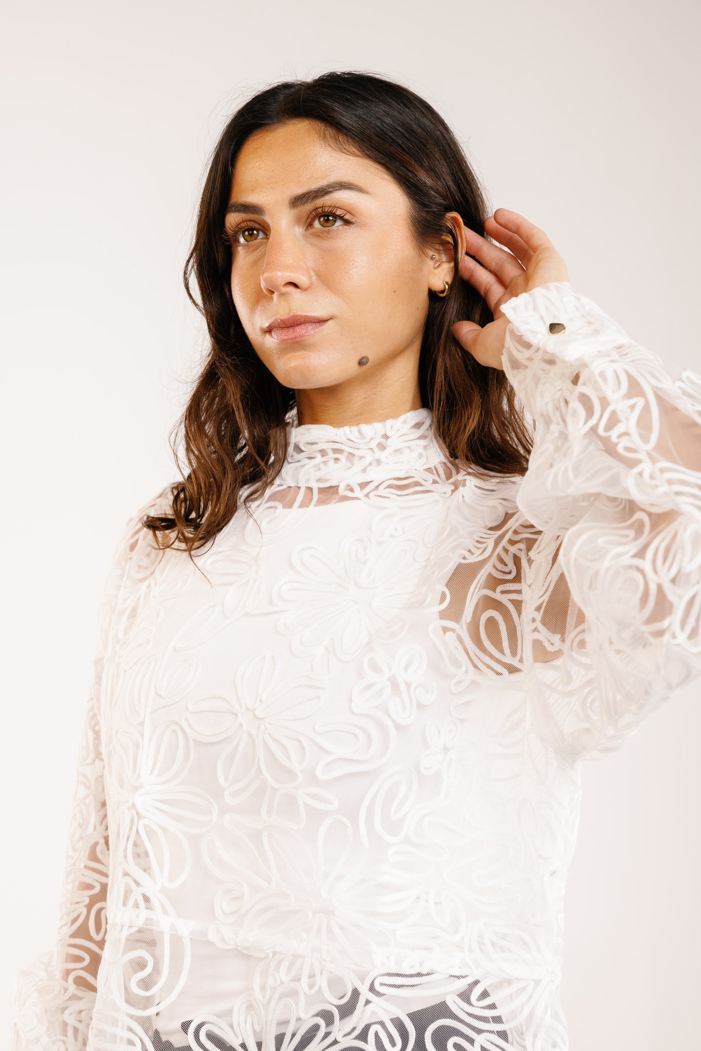 The Bloom Blouse in White