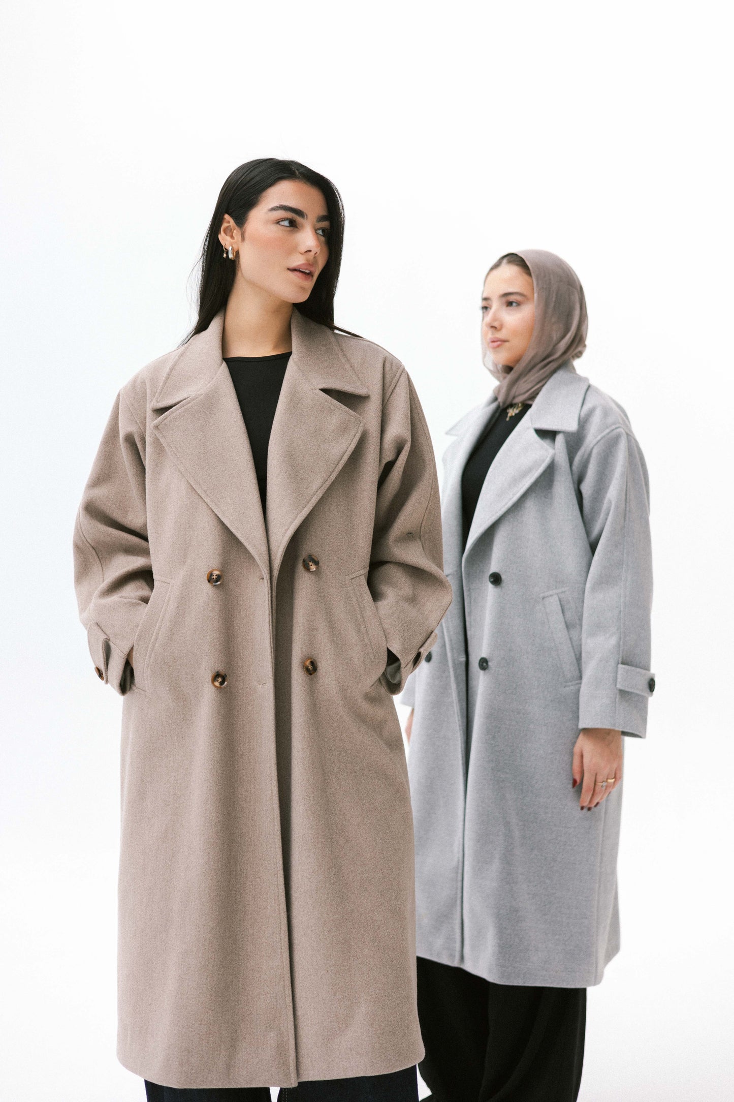 Luna Coat in Gray