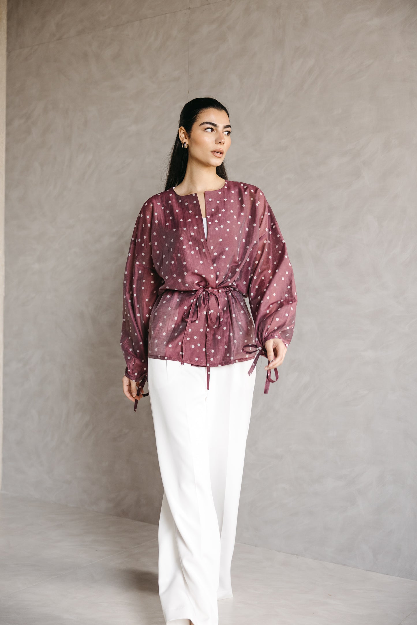The Mono Wide-Leg Pants in Ivory