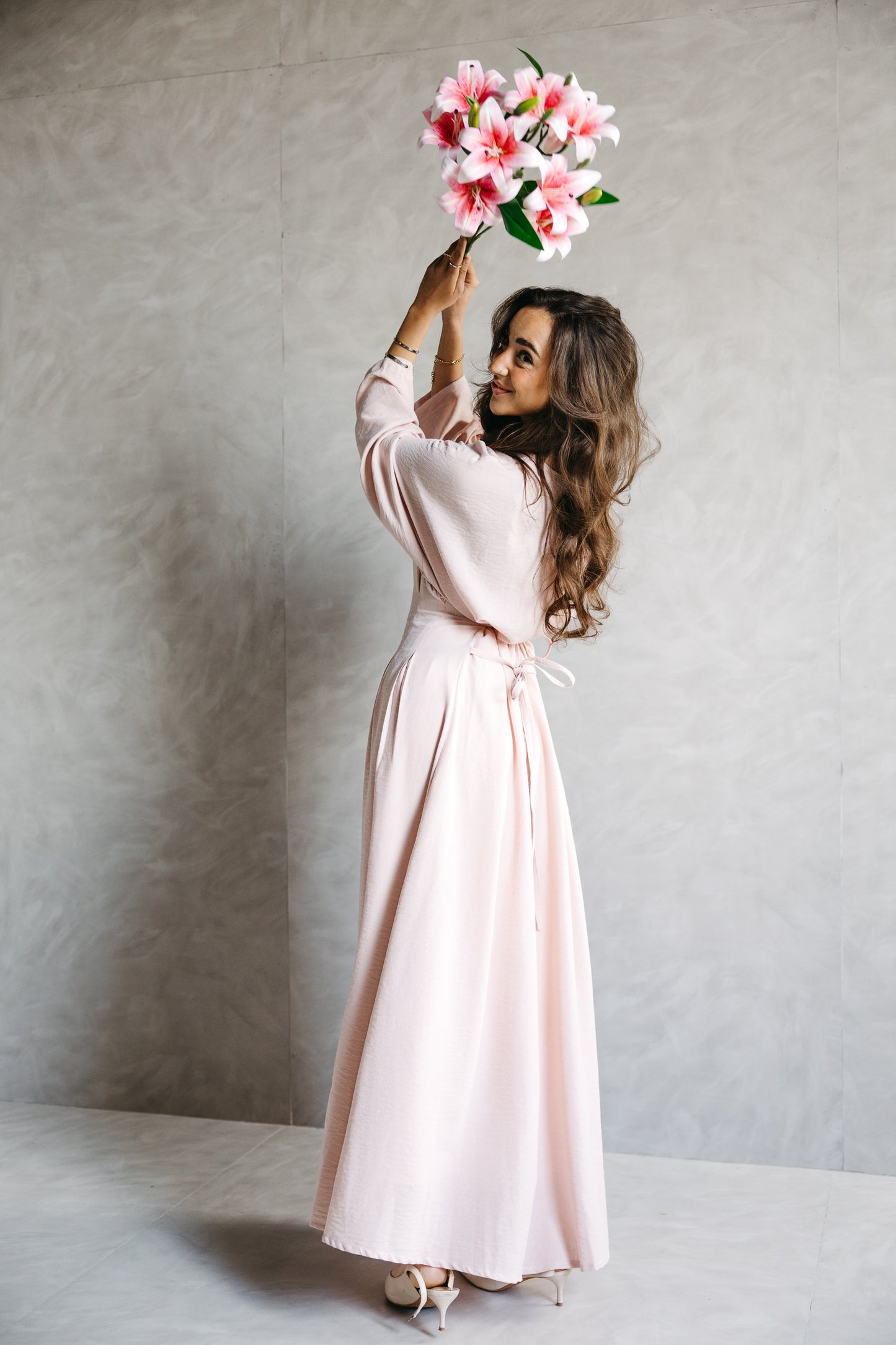 The Blossom Dress in Angel Blush