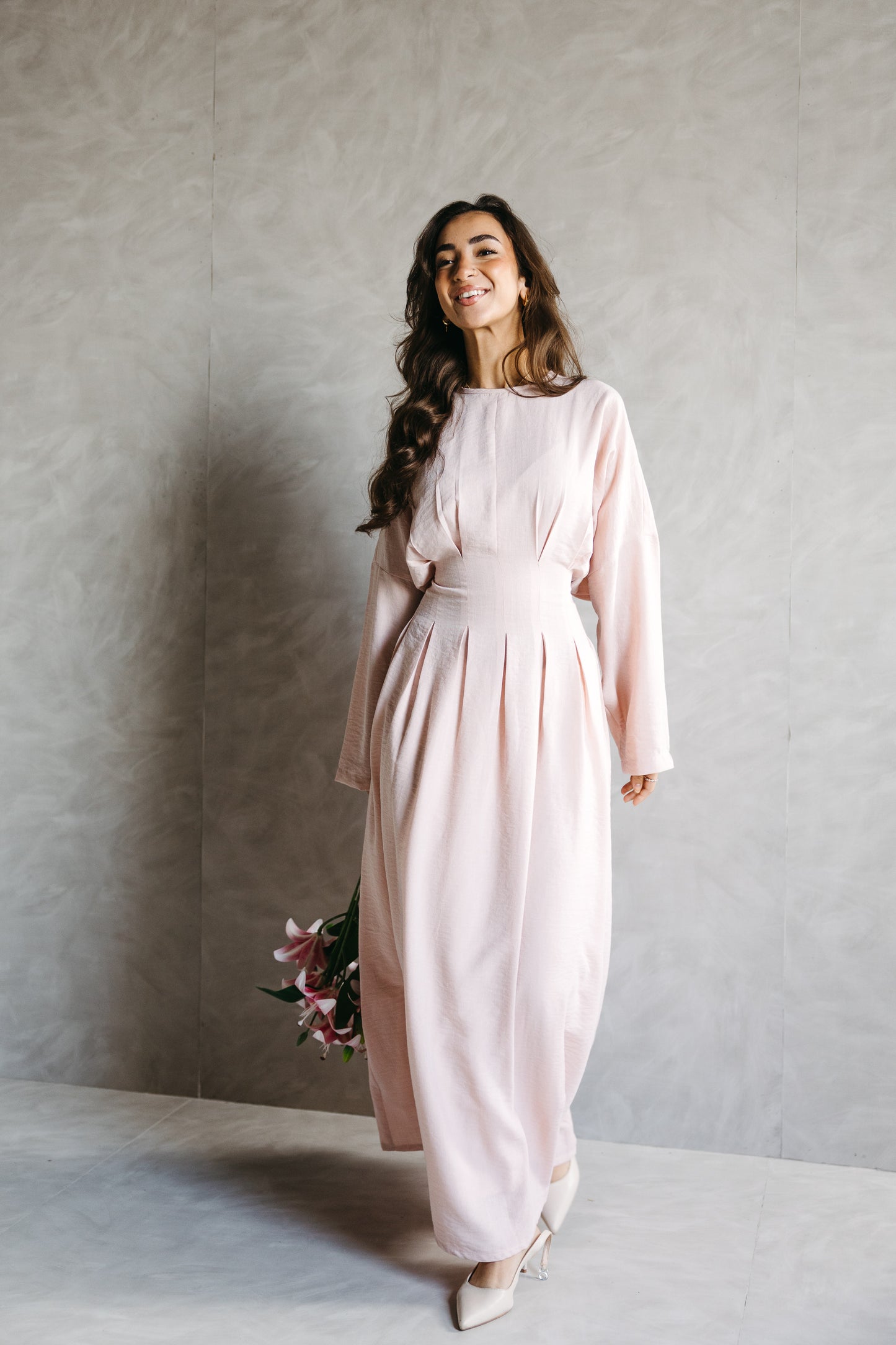 The Blossom Dress in Angel Blush