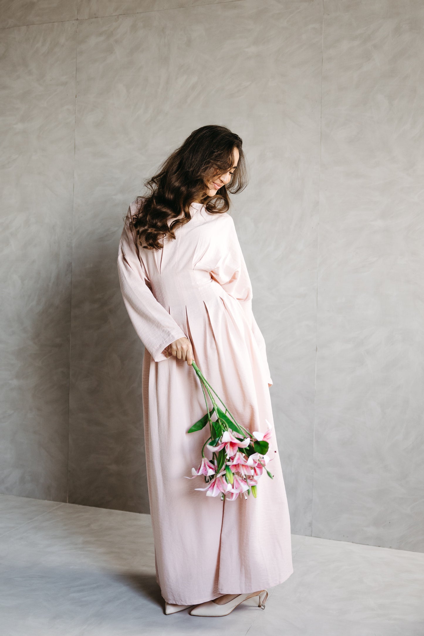 The Blossom Dress in Angel Blush