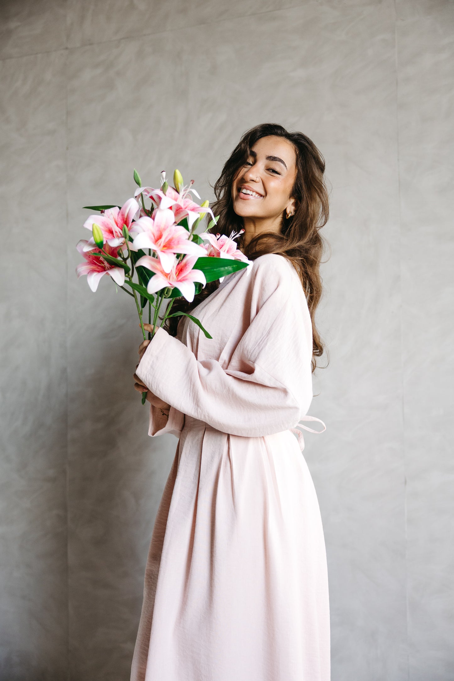 The Blossom Dress in Angel Blush