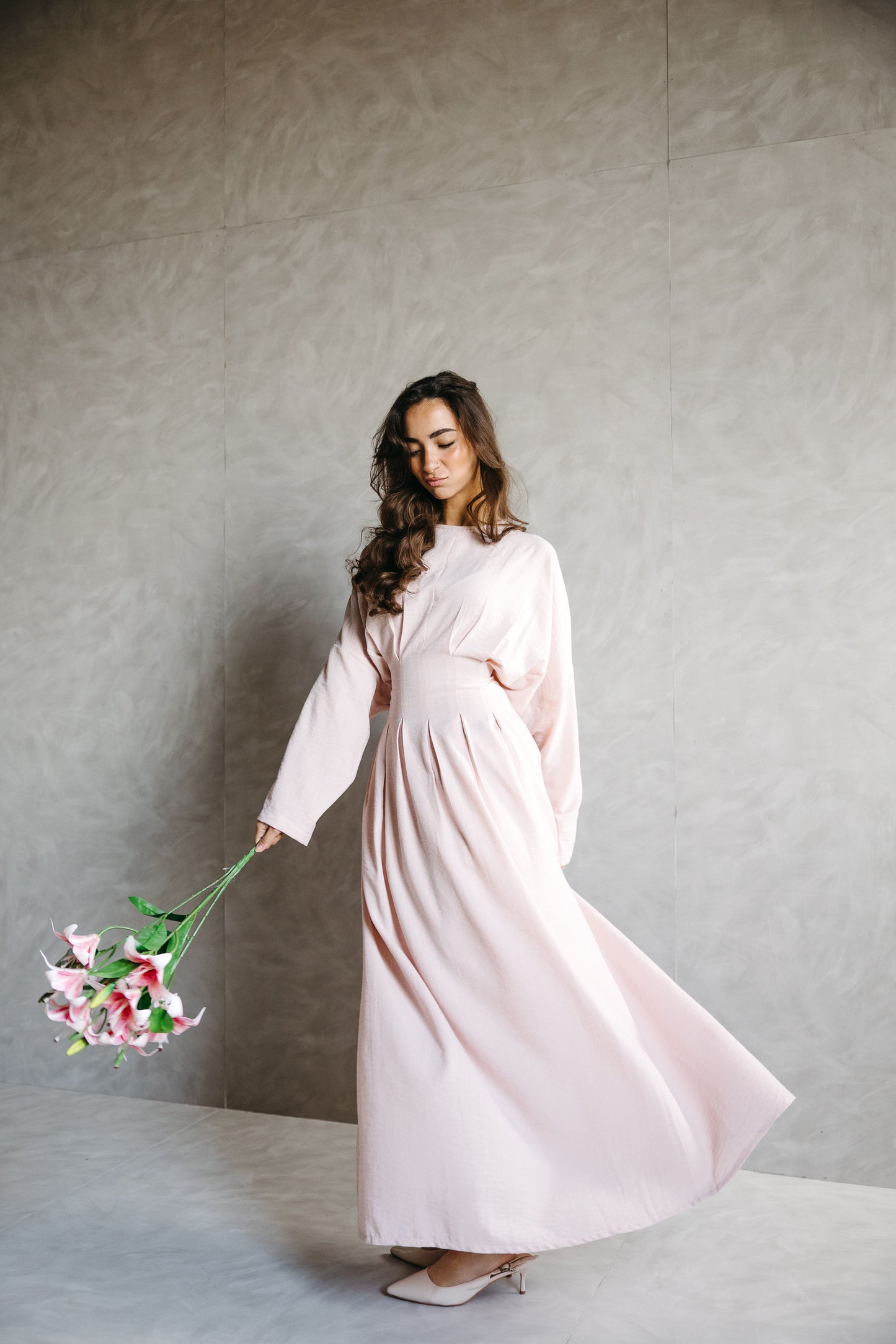 The Blossom Dress in Angel Blush