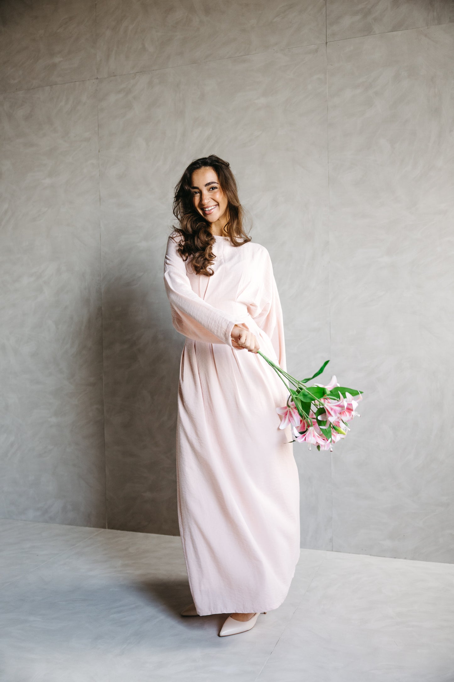 The Blossom Dress in Angel Blush