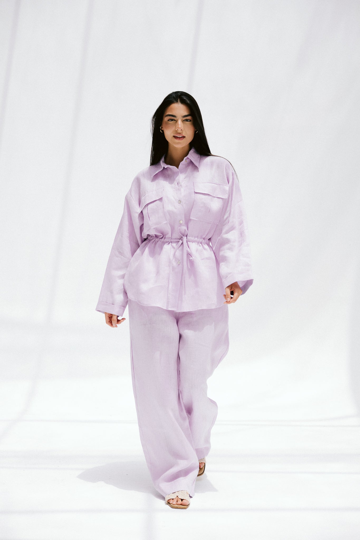Slow Morning Pants In Lilac
