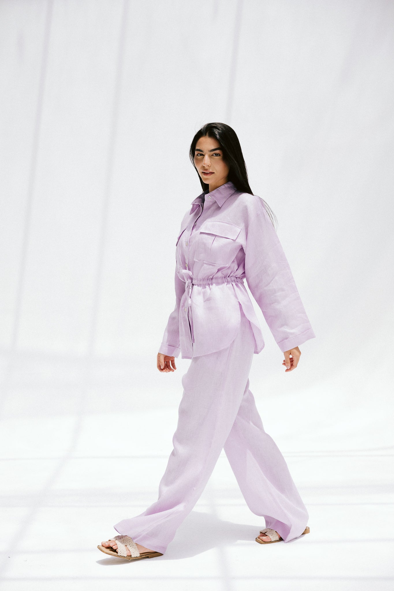 Slow Morning Pants In Lilac