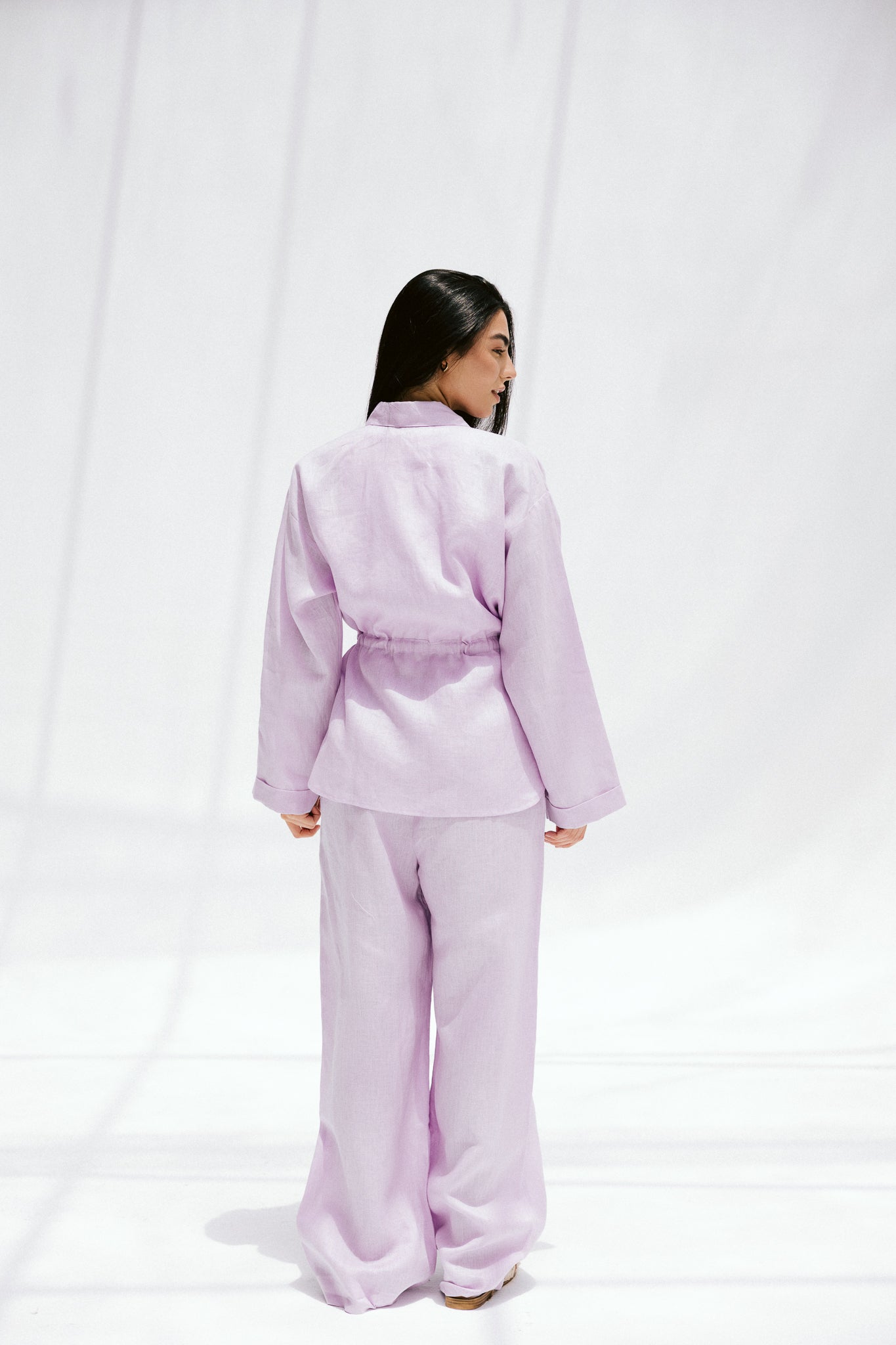 Slow Morning Pants In Lilac