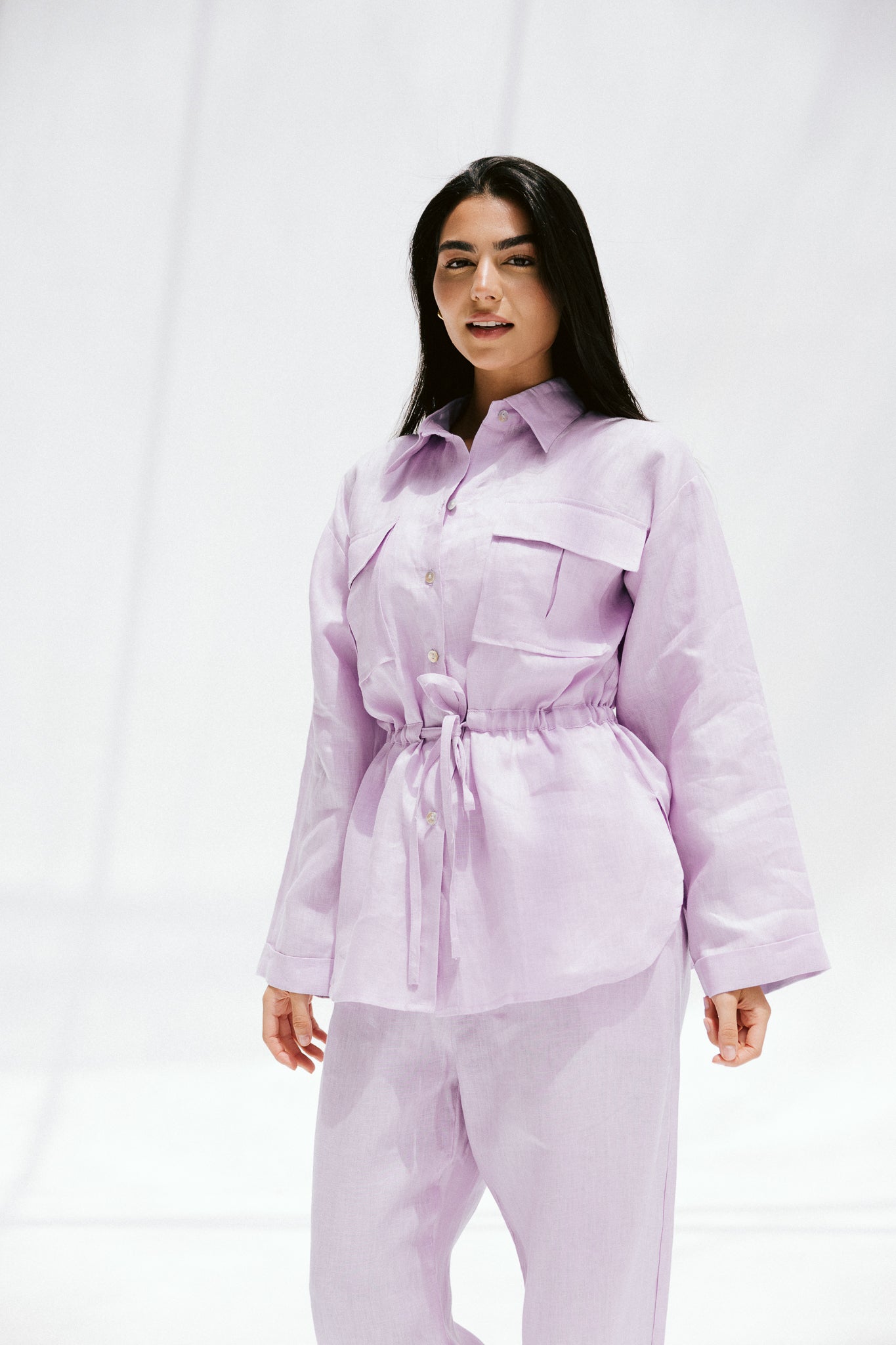 Slow Morning Shirt In Lilac