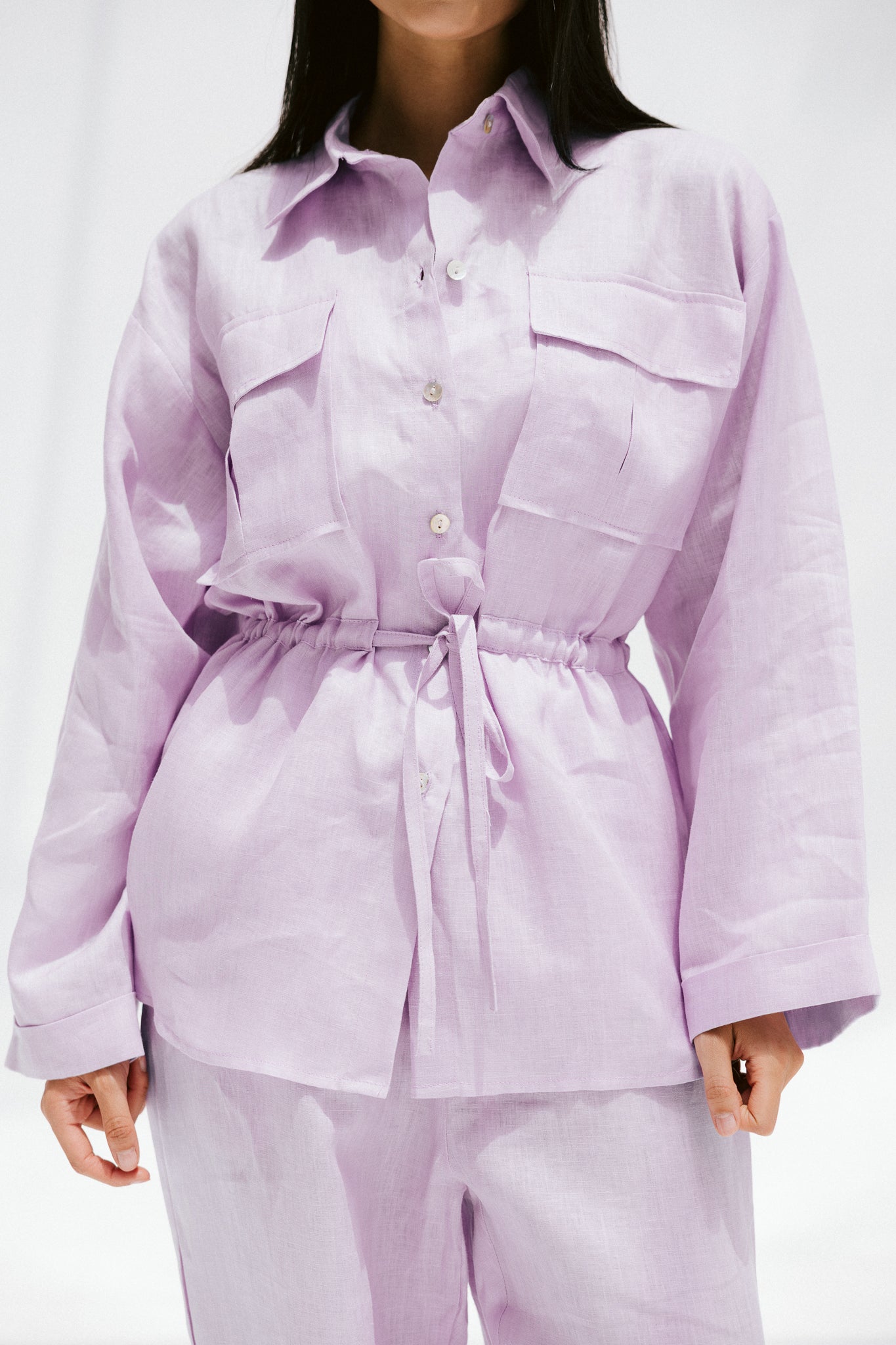 Slow Morning Shirt In Lilac