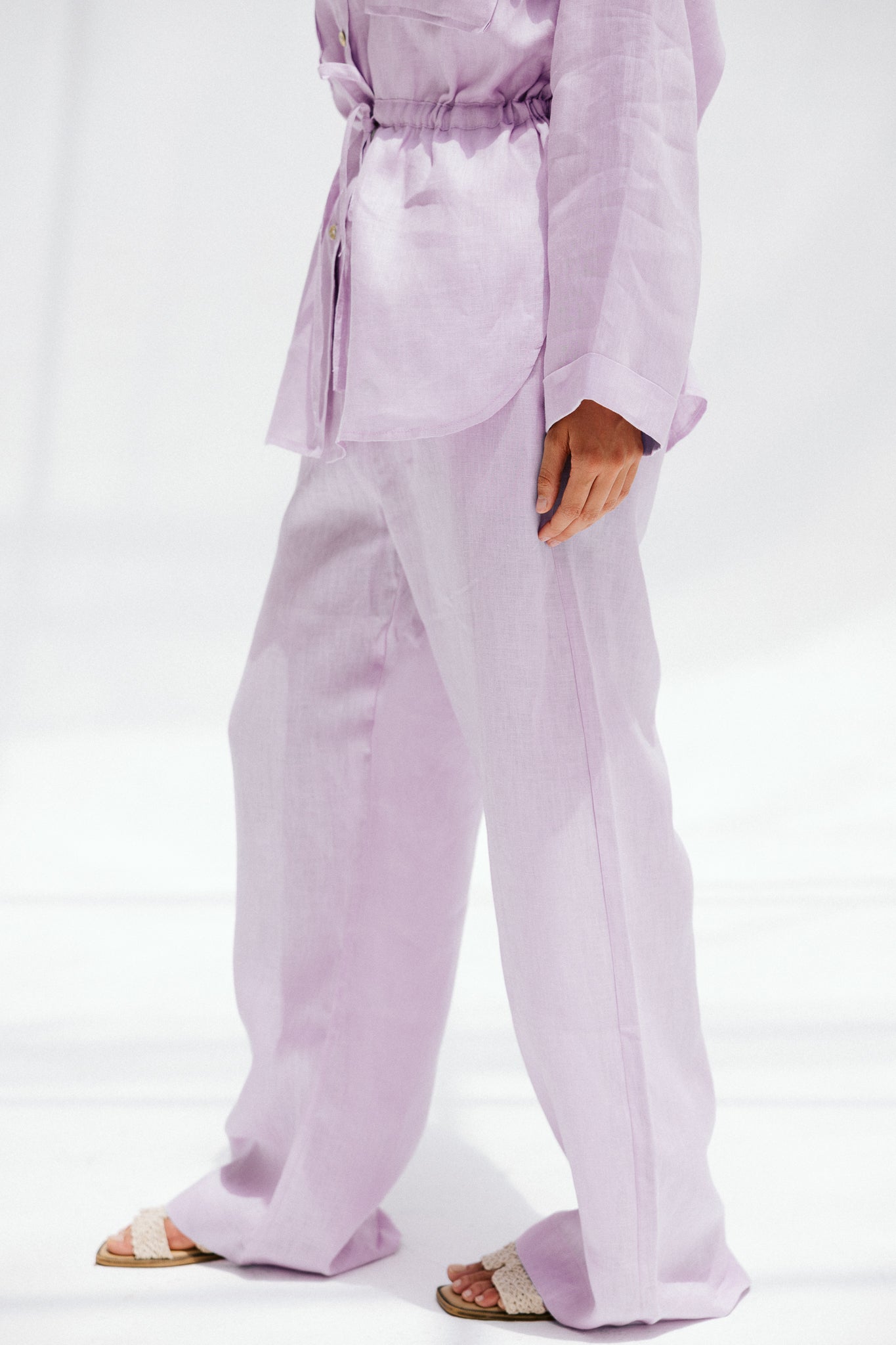 Slow Morning Pants In Lilac
