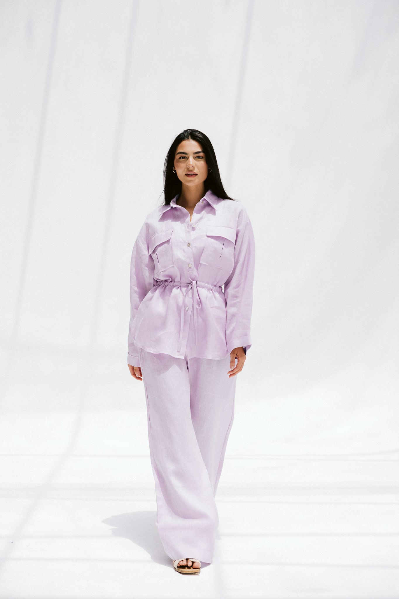 Slow Morning Pants In Lilac