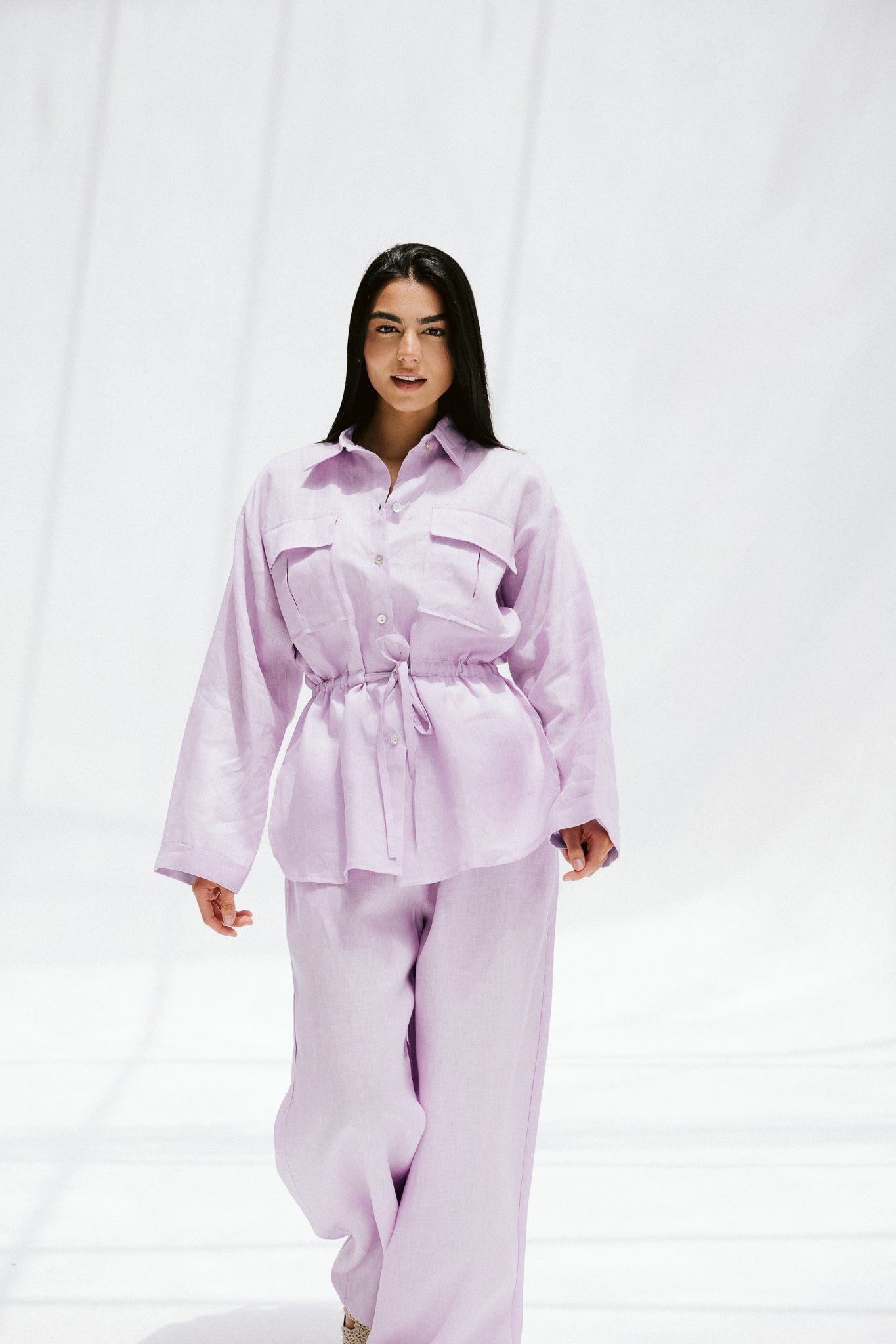 Slow Morning Pants In Lilac