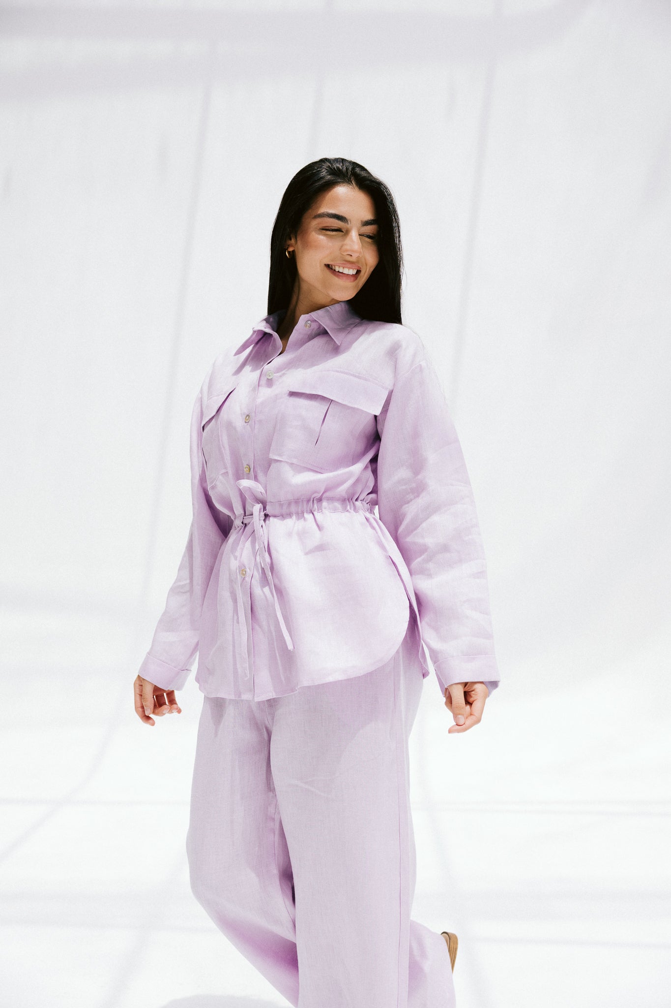 Slow Morning Shirt In Lilac