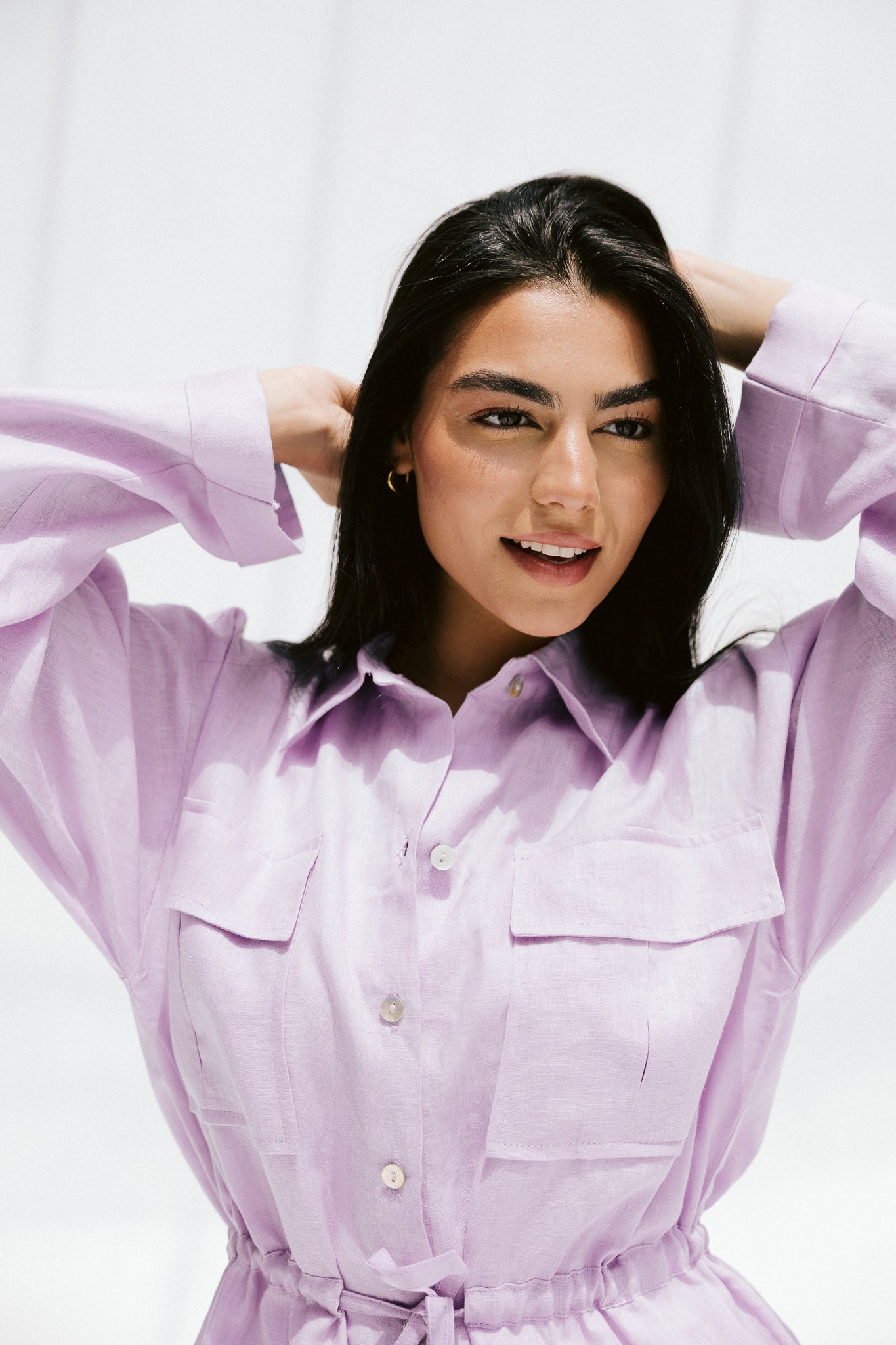 Slow Morning Shirt In Lilac