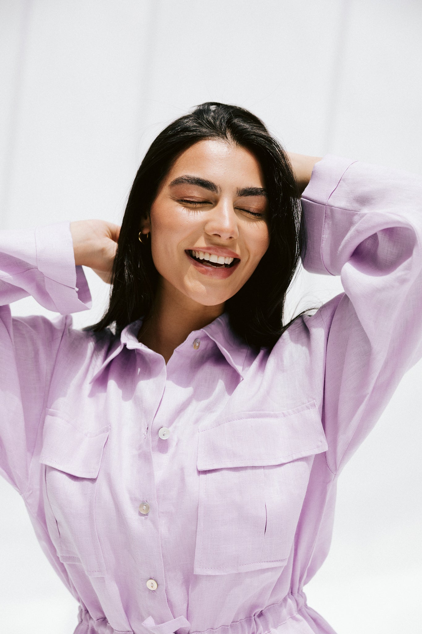 Slow Morning Shirt In Lilac