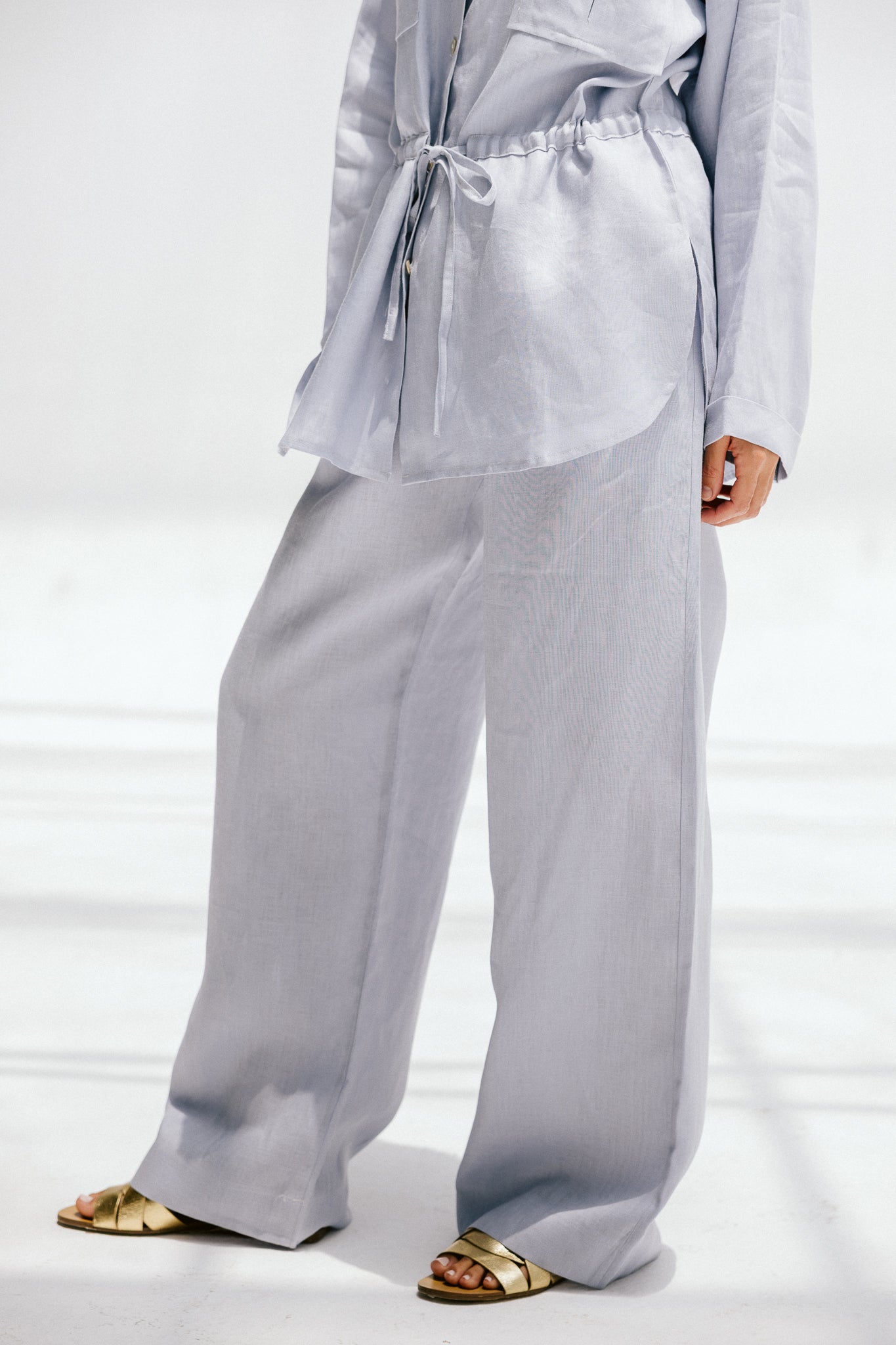 Slow Morning Pants In Powder blue