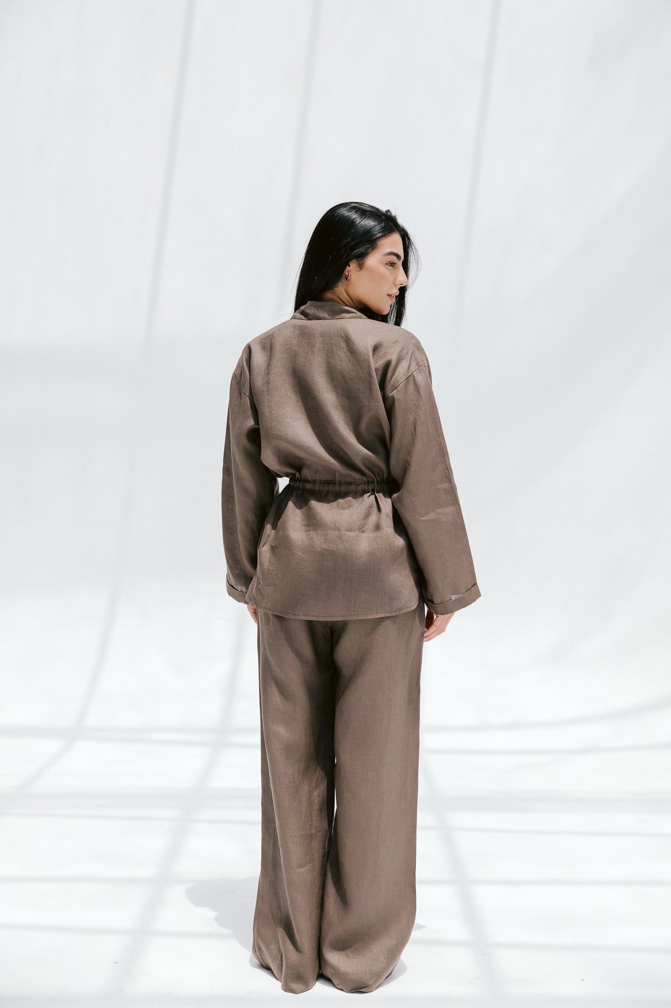 Slow Morning Shirt In Bronze Olive